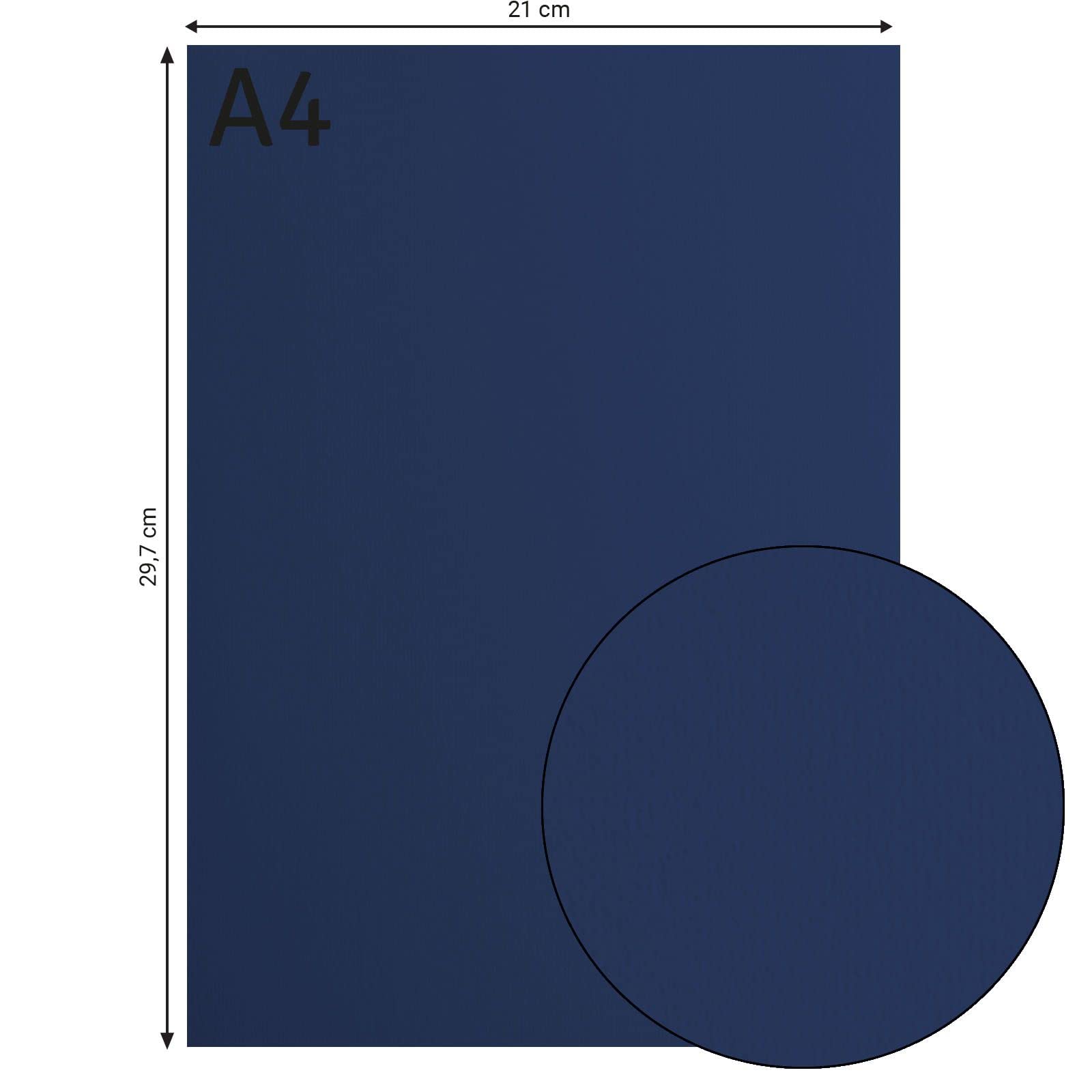 Vaessen Creative Florence Smooth Cardstock - 216gsm Maritime Blue, 10 Sheets A4 Size for Scrapbooking, Card Making, Die Cutting & Paper Crafts | Perfect for Wedding Invitations, DIY Projects & Home Decor