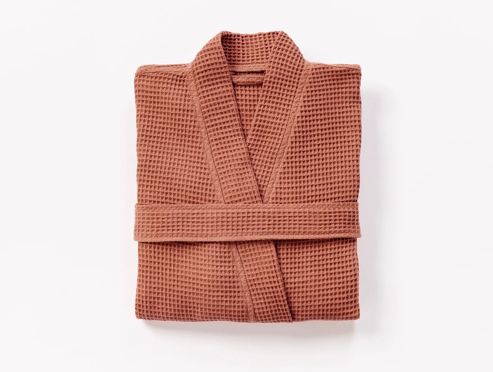 Premium Unisex Organic Cotton Waffle Weave Robe - Soft & Breathable Bathrobe for Spa, Lounge & Relaxation at Home