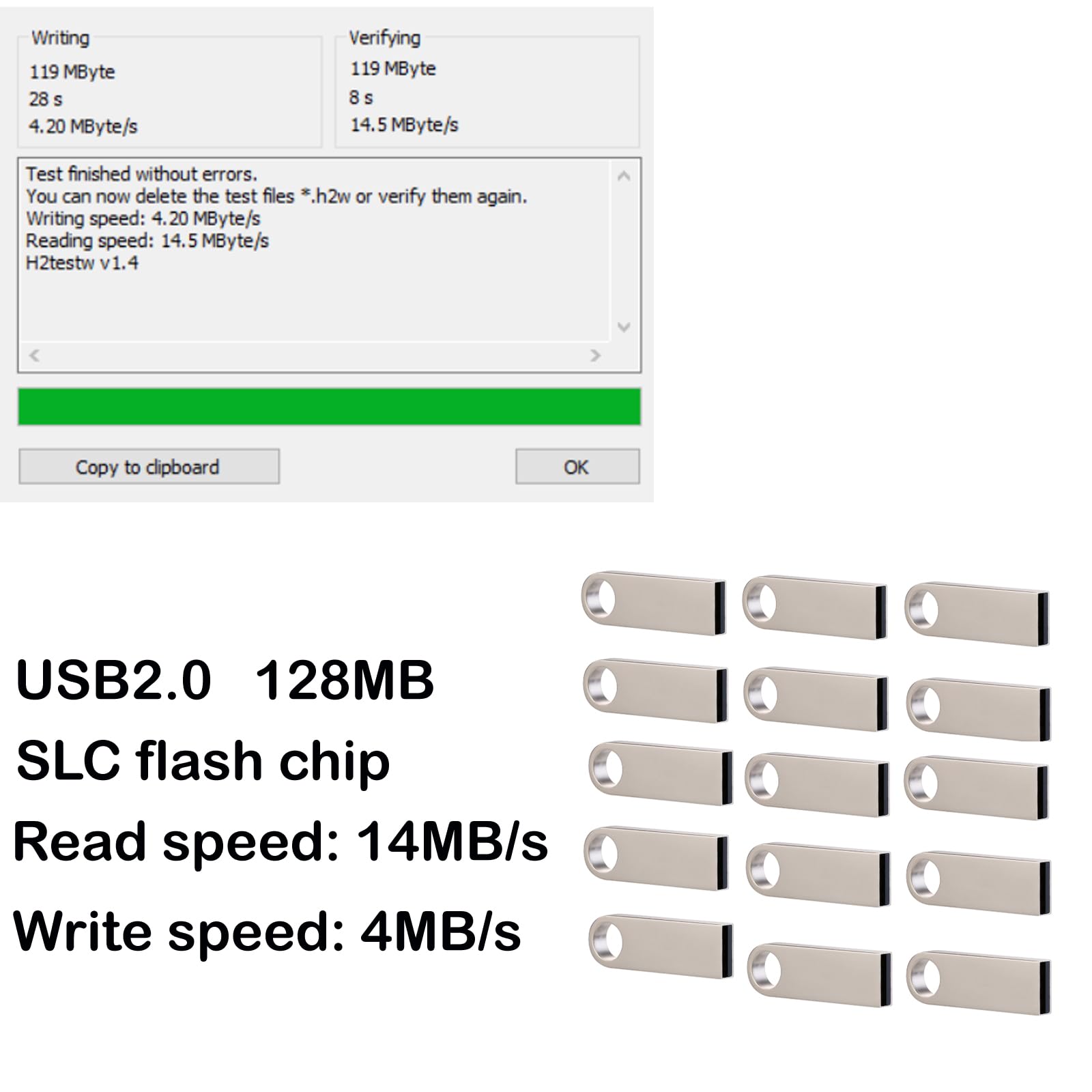 50 Pack 128MB Mini USB Flash Drives - Bulk Thumb Drives, Memory Sticks for School, Office & Data Storage | Portable Pen Drives for Students, Teachers & Professionals