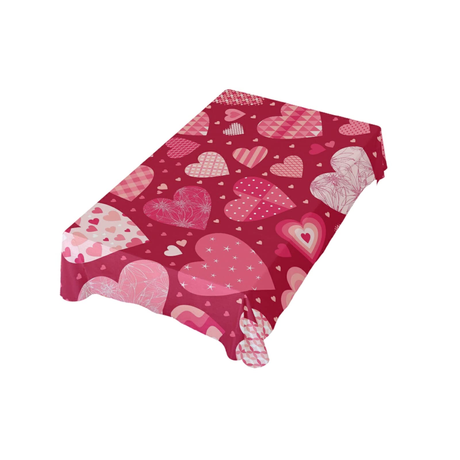 Xigua Pink Rectangle Tablecloth 60