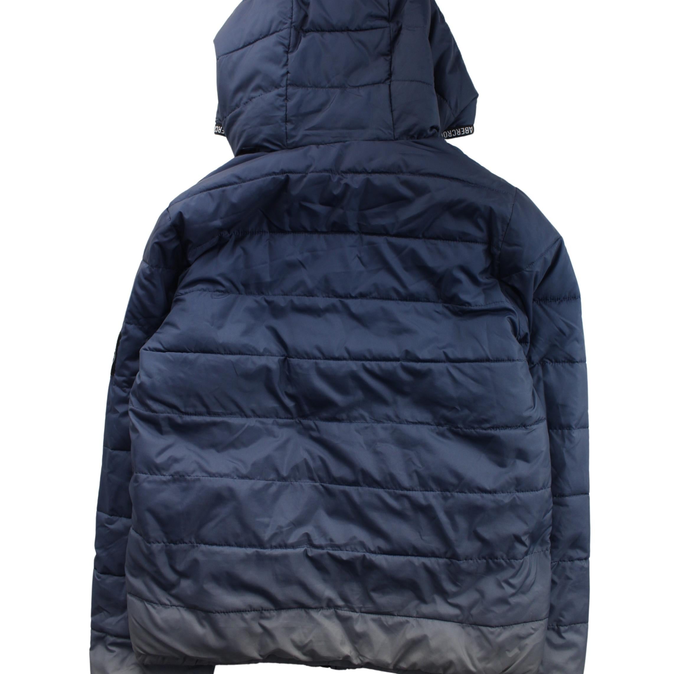 Abercrombie & Fitch Kids' Puffer Jacket - Warm Winter Coat for Boys & Girls Ages 11-12 Years | Water-Resistant Lightweight Down Jacket for Outdoor Activities & School