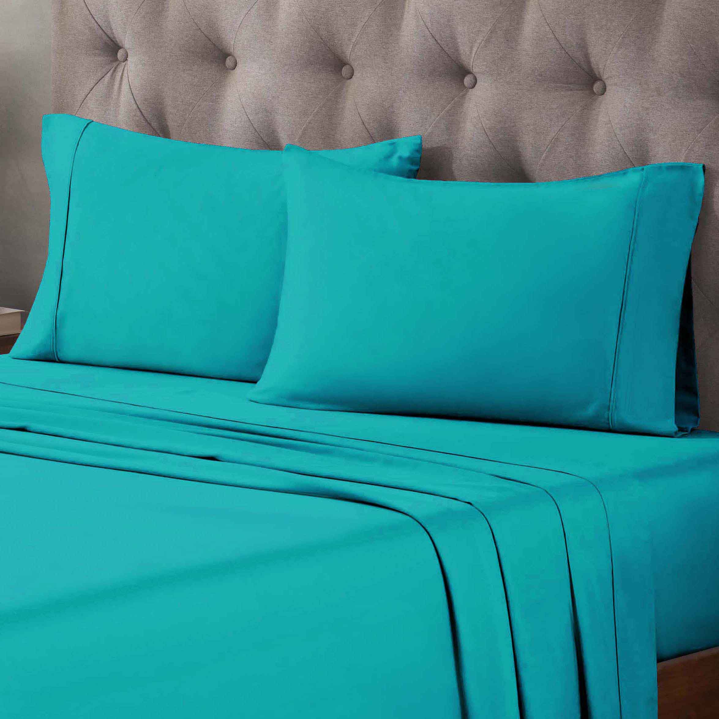 Premium 400 Thread Count Egyptian Cotton Bed Sheet Set - Soft, Breathable & Durable for Luxury Bedroom Comfort