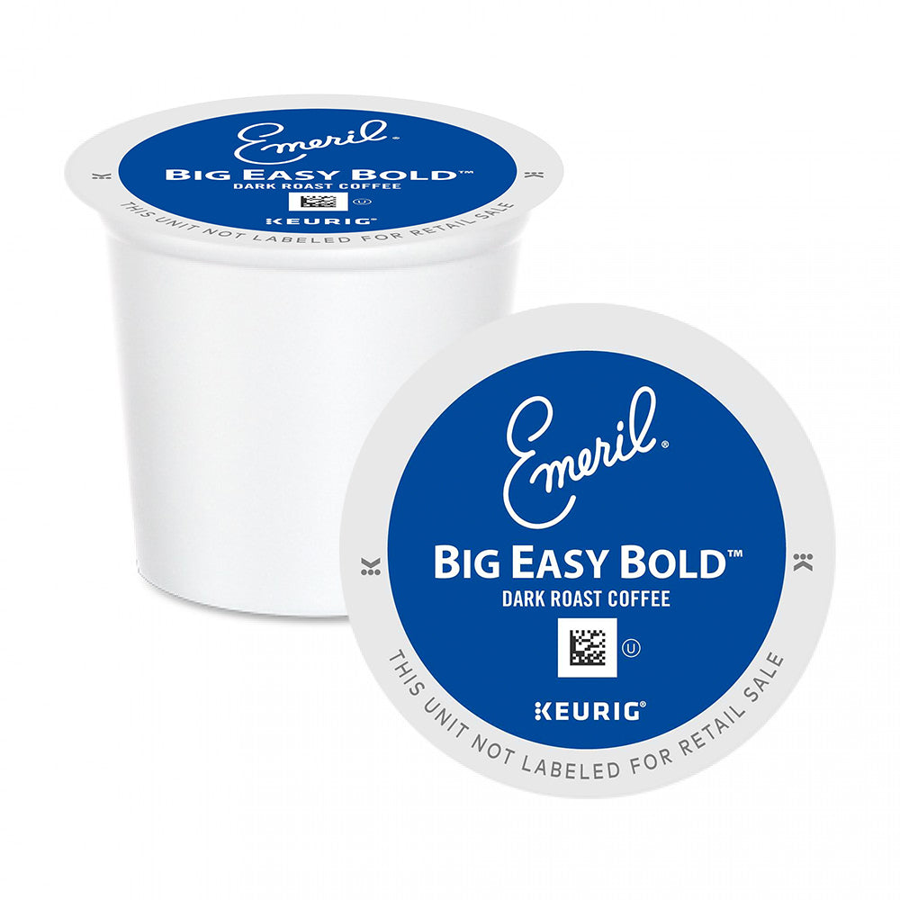 Emeril's Gourmet Coffee Big Easy Bold XB K-Cup® Pods 24 Pack - Dark Roast Coffee Pods for Keurig Brewers | Perfect for Morning Energy & Office Break
