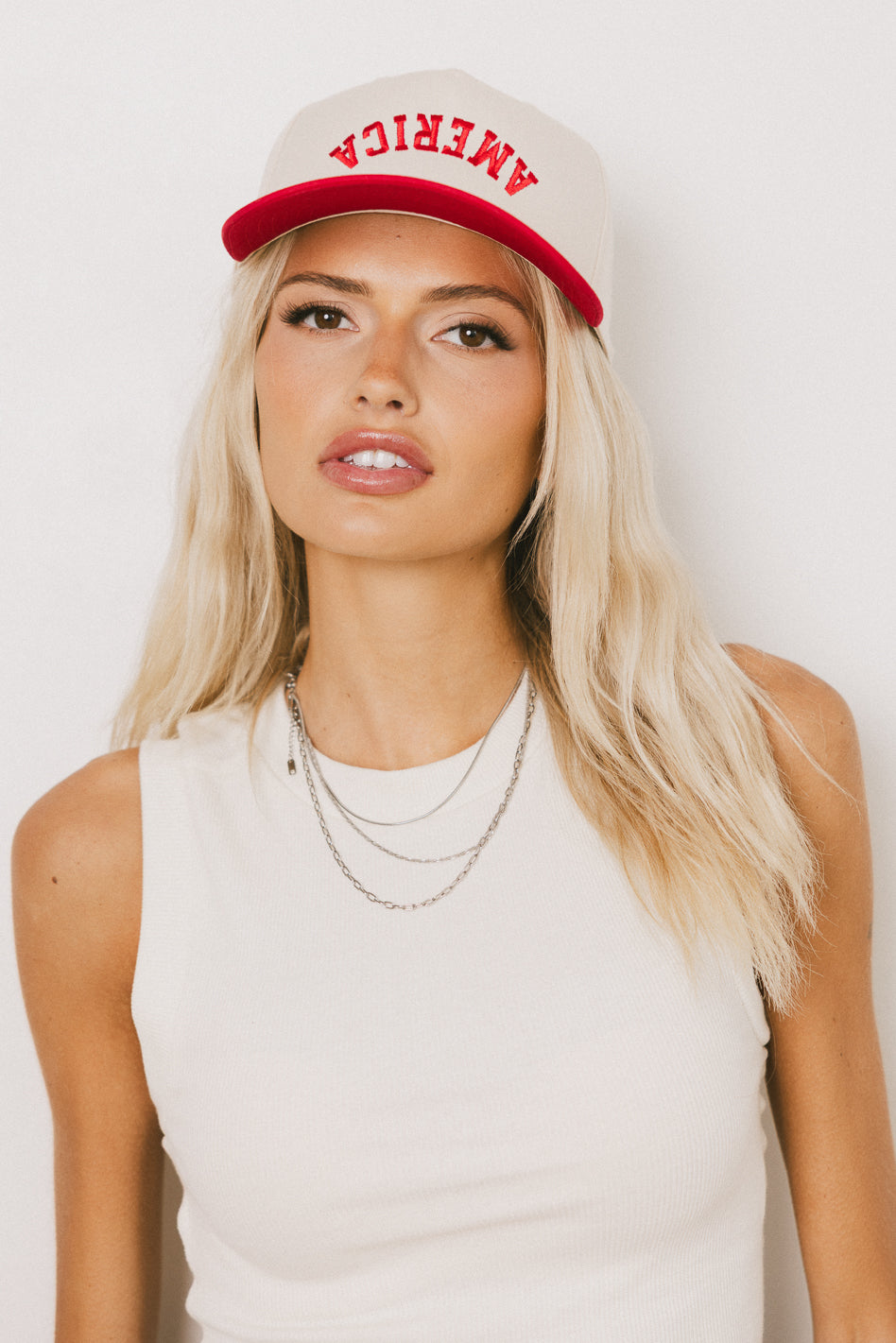 Stylish American Baseball Cap for Men & Women - Adjustable Snapback Hat for Outdoor Sports, Casual Wear & Sun Protection
