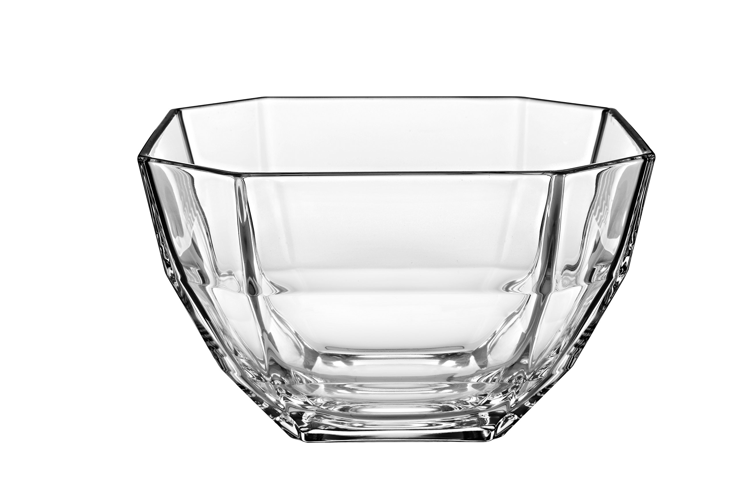 Barski European Glass Deep Octagon Serving Bowl - 8.5