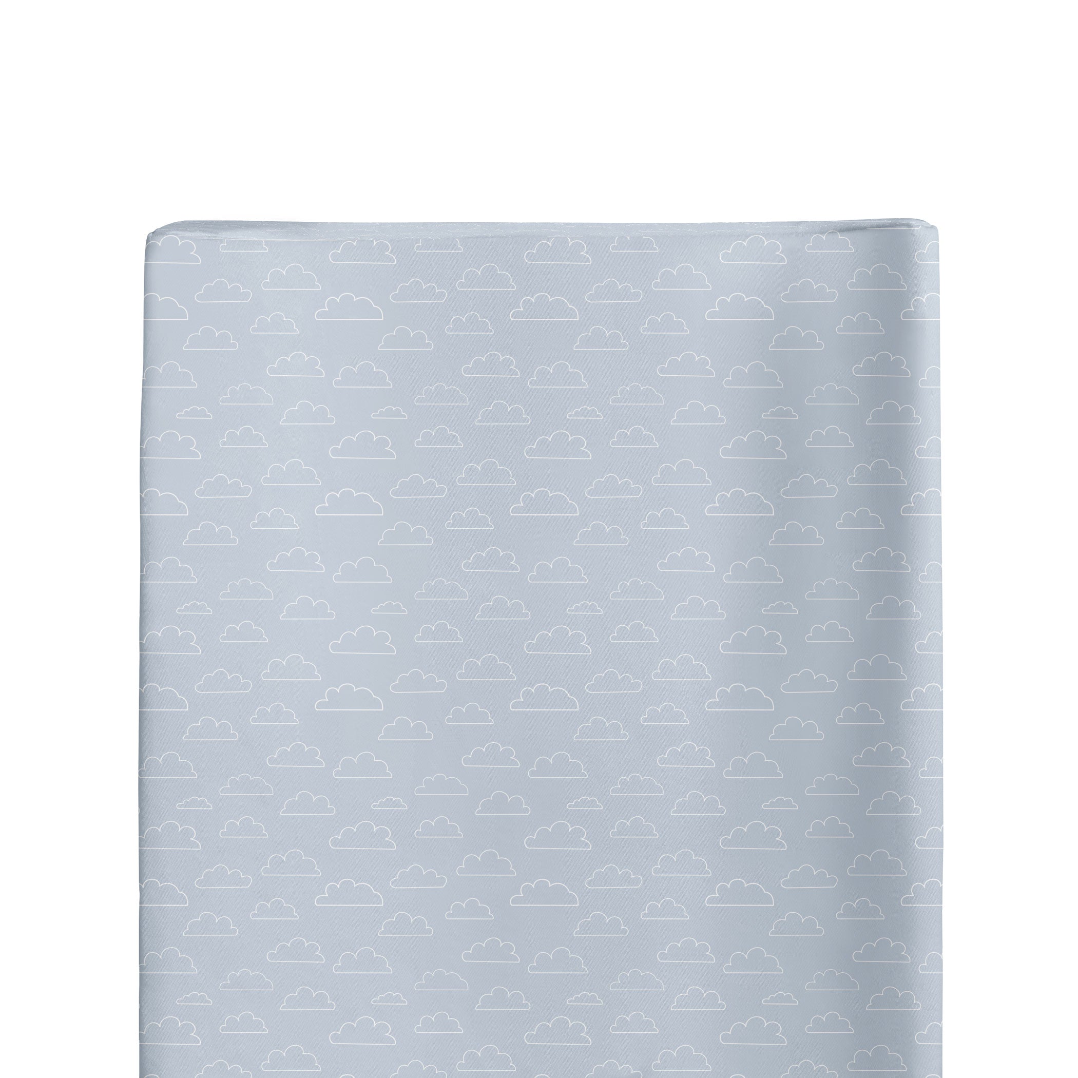 Nordic 2-Pack Waterproof Changing Pad Covers - Dusty Sky & Mint Colors | Soft Baby Changing Table Protector for Nursery, Diaper Station & Travel Use