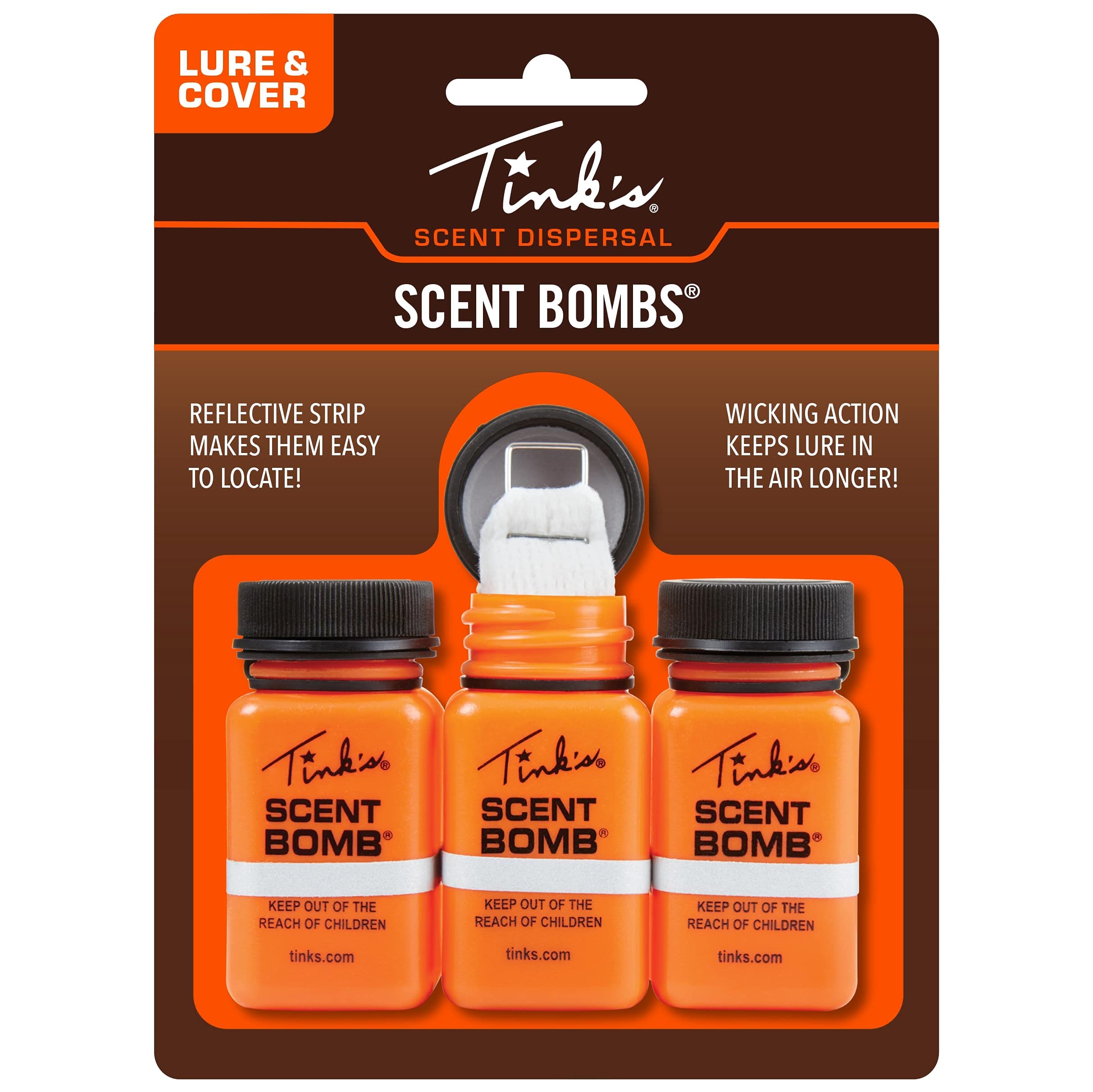 TINK'S Power Pig Sow-in-Heat 4 oz Hog Attractant & Scent Bombs Bundle | 100% Natural Boar Urine Lure for Hunting | Ideal for Deer, Hog & Predator Hunting in Woods & Fields