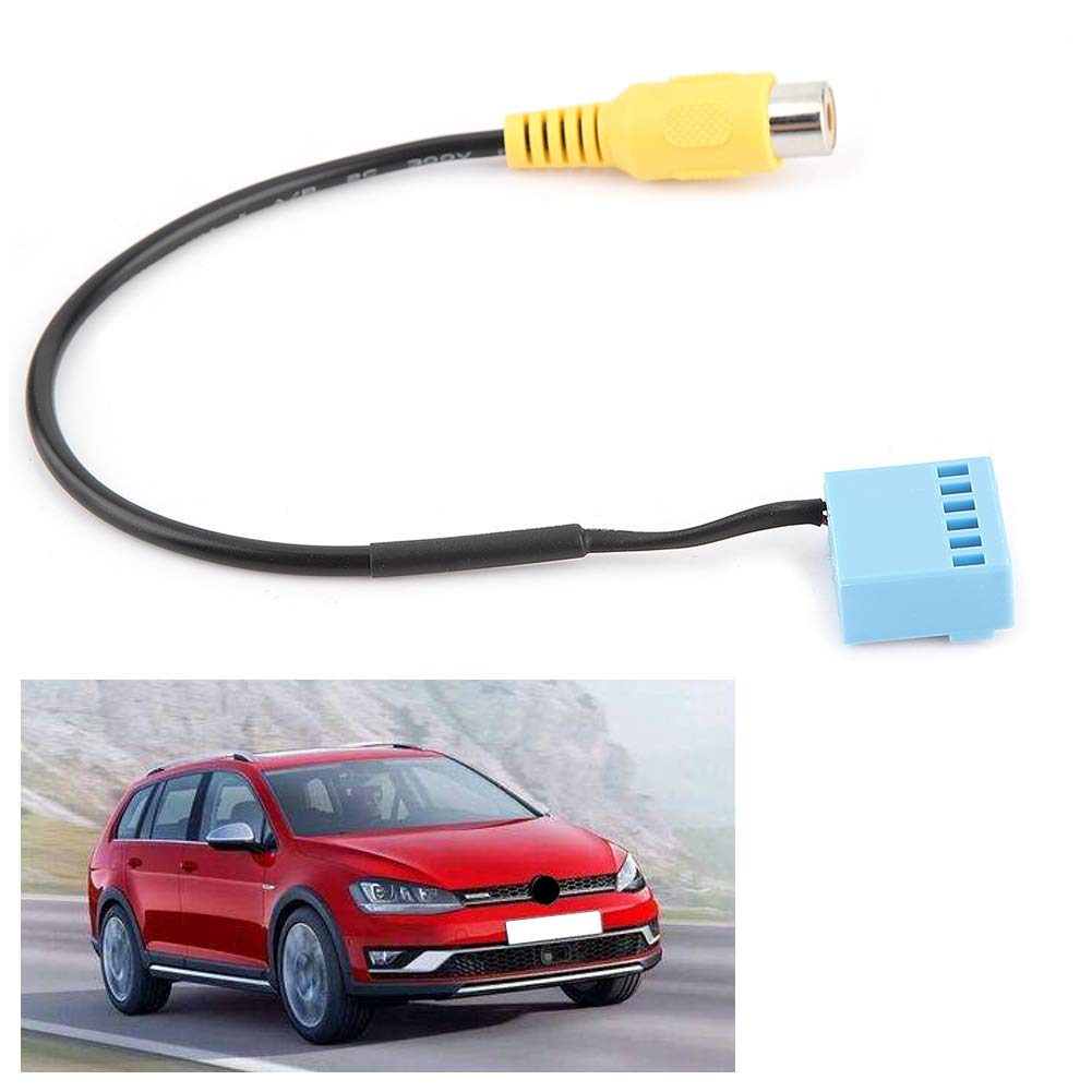 Original Rear Camera Cable, Car Rear View Camera Adapter Cable for VW Golf 5 6 MK5 MK6 B6 | Replacement Backup Camera Wiring Harness | Compatible with Volkswagen Vehicles | Perfect for DIY Installation & Car Upgrades