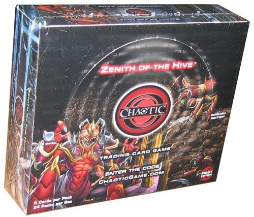 Chaotic Trading Card Game Booster Box - Zenith of the Hive (24 Packs, 9 Cards Each) | Collectible Card Game for Tournaments & Strategy Game Nights
