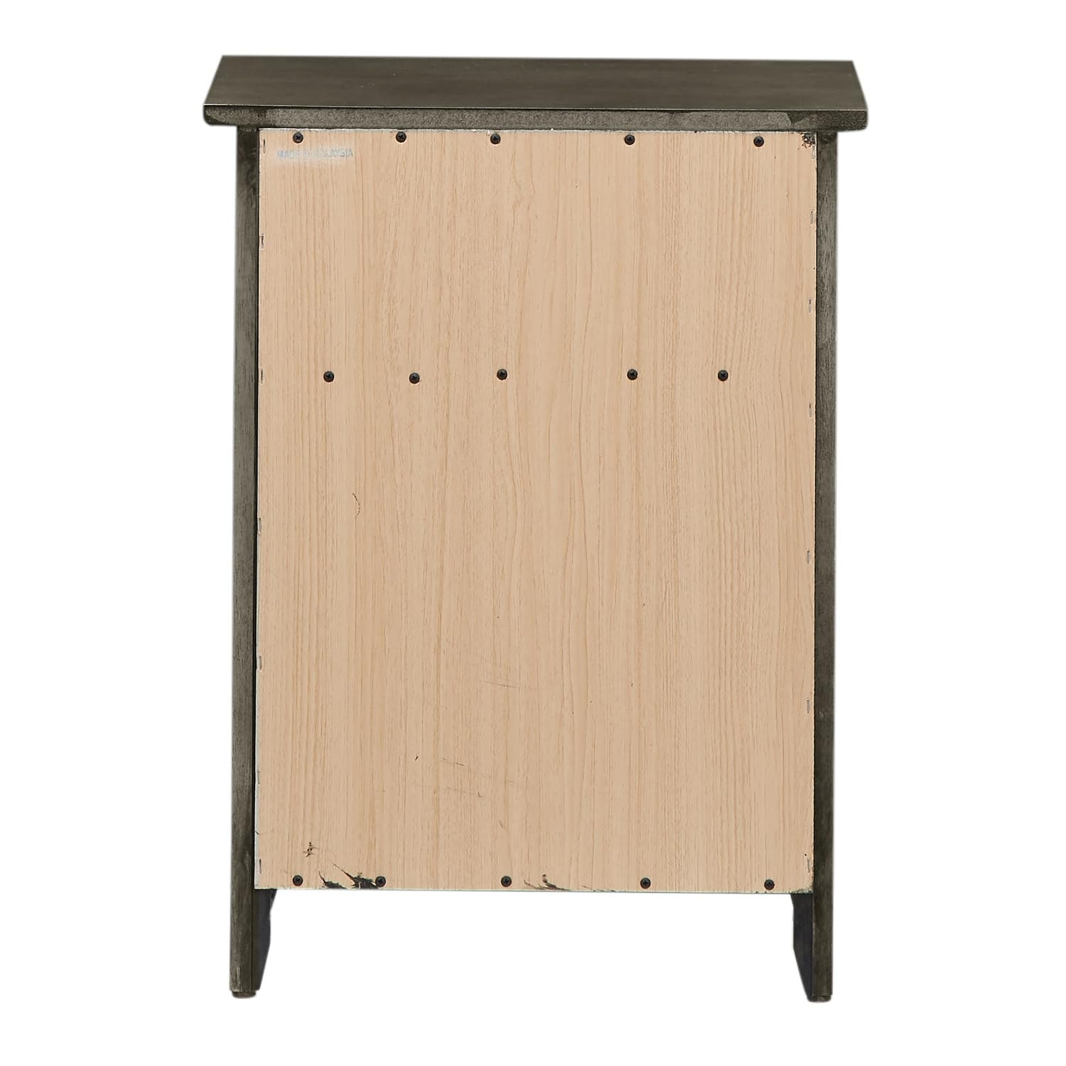Modern Gray Nightstand with 1 Drawer - 25