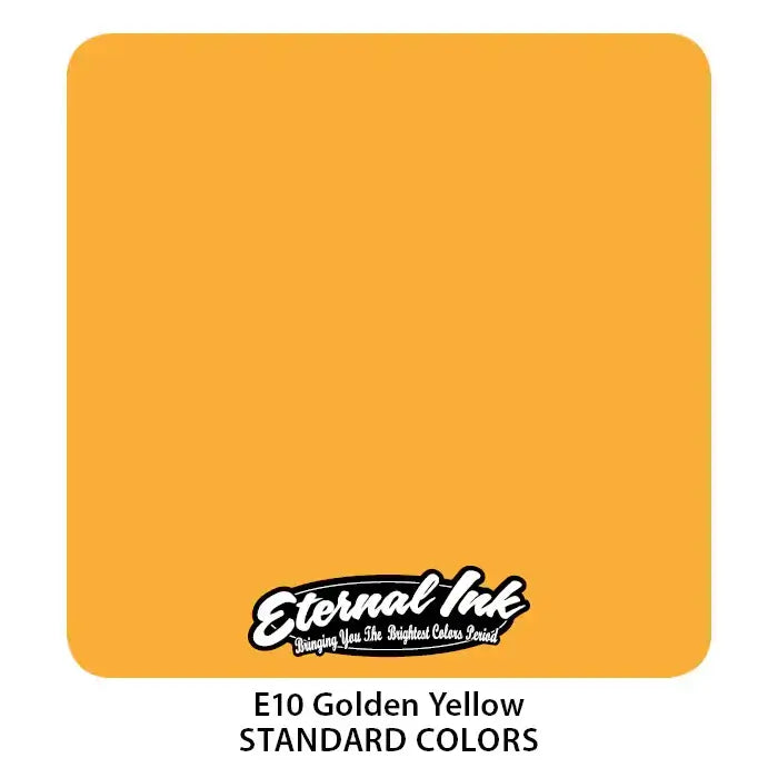 Golden Yellow Eternal Ink - Premium Long-Lasting Ink for Calligraphy, Tattoos & Art - Perfect for Professional Artists and DIY Projects