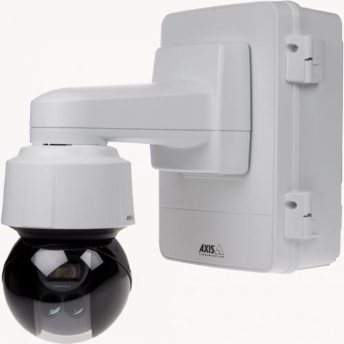 Axis Communications T98A18 VE Outdoor Surveillance Cabinet - Weatherproof Security Enclosure for IP Cameras & Network Equipment - Ideal for Parking Lots, Warehouses & Commercial Buildings