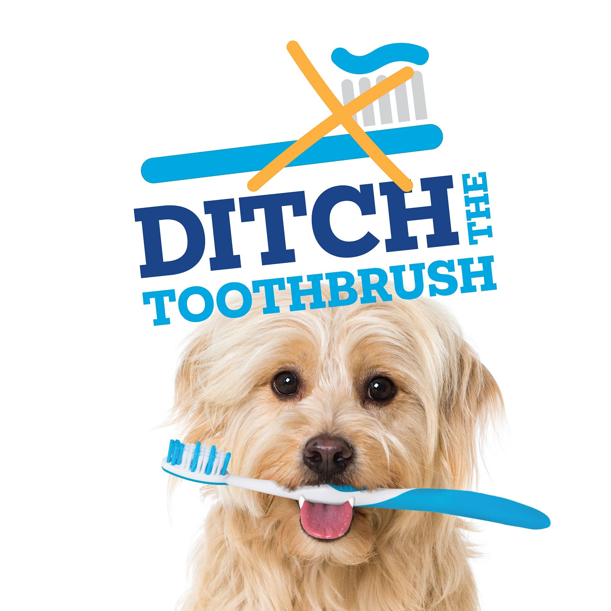 Dog Dental Chews for Teeth Cleaning & Fresh Breath - 30 Count | Best for Daily Oral Care at Home