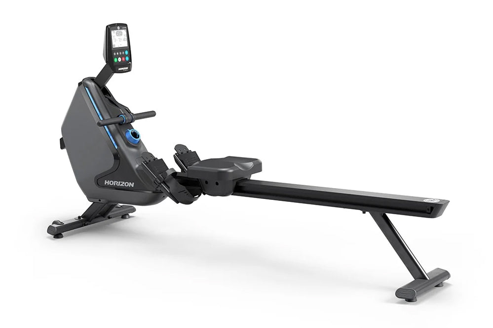 Horizon Oxford 3 Rowing Machine for Home Gym - Magnetic Rower with LCD Monitor for Cardio & Full Body Workout - Perfect for Small Spaces & Indoor Fitness Training