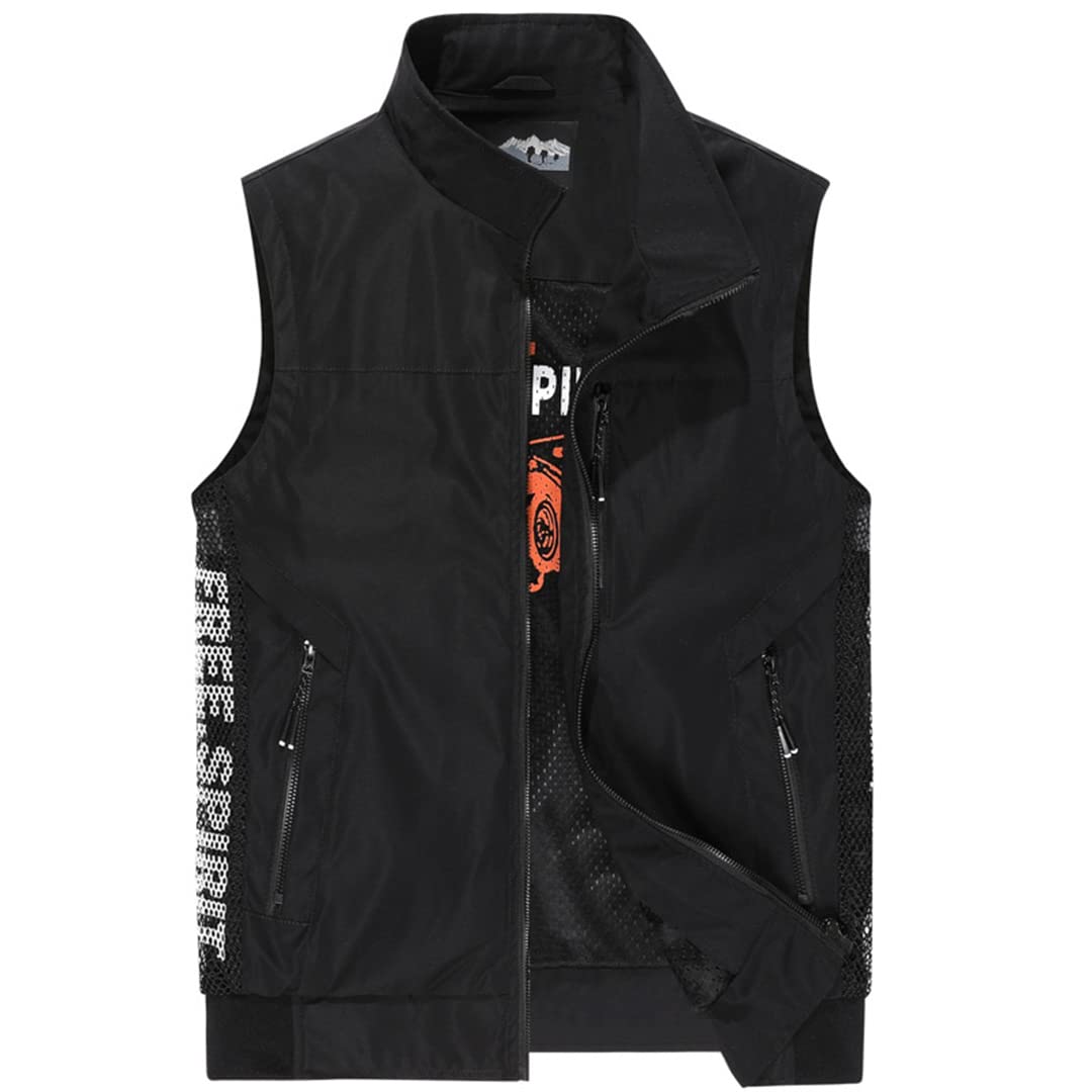 Men's Sleeveless Outdoor Vest - Lightweight Fishing & Photography Jacket for Spring & Fall - Casual Coat for Hiking, Travel & Adventure Activities
