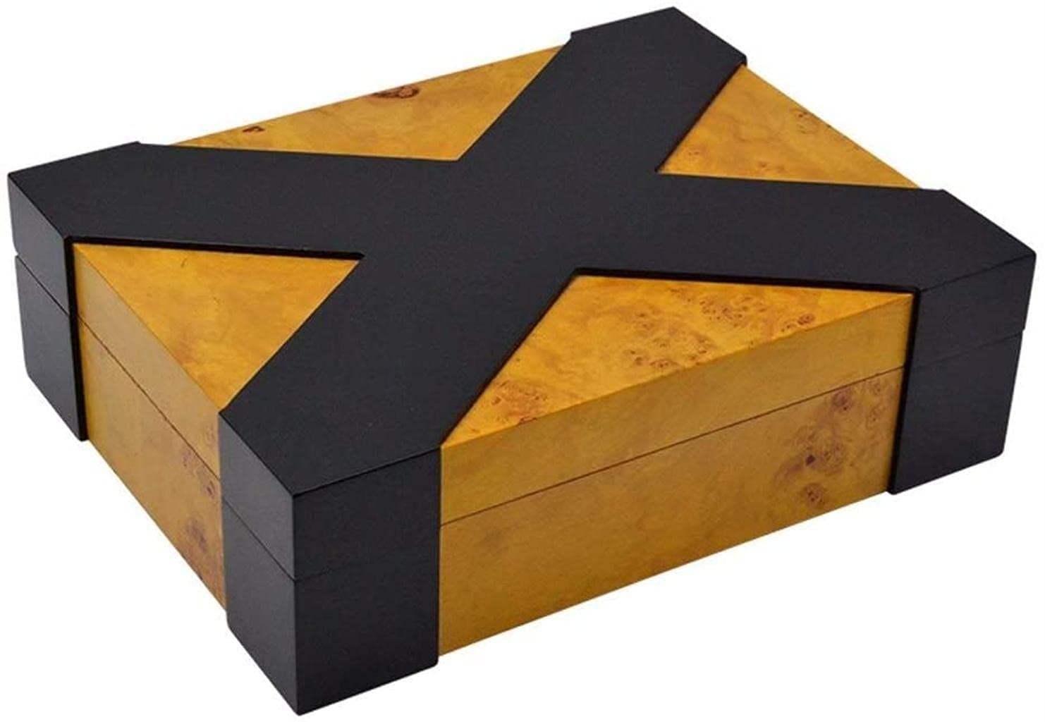 Premium Cedar Wood Cigar Humidor Box - Airtight Storage for Cigars, Cigarette Case & Tobacco | Elegant Wooden Decorative Box for Home, Office & Gifting | Perfect for Cigar Enthusiasts & Collectors