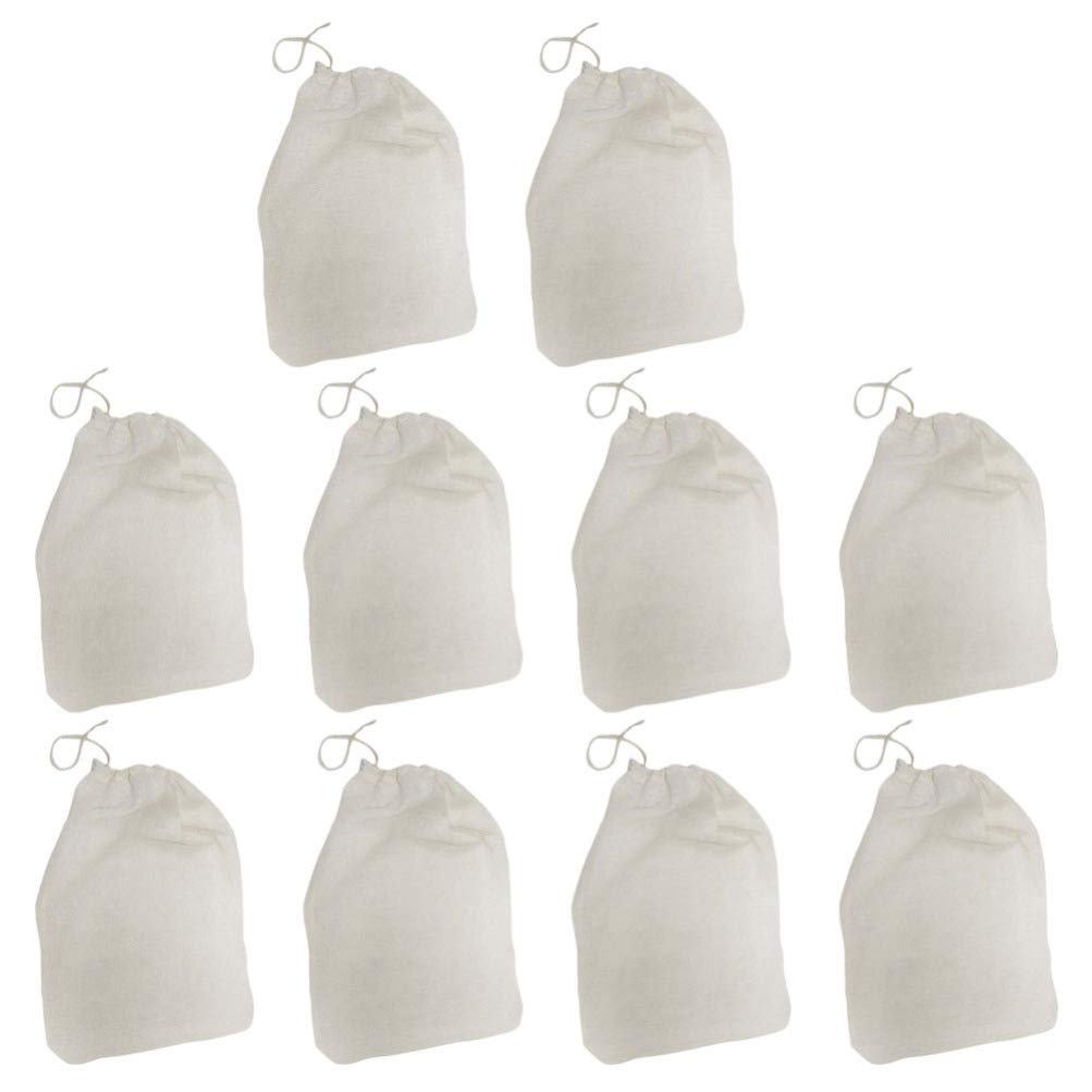 Premium YARDWE 50-Pack Nut Milk Bag - Ultra Strong Cold Brew & Tea Infuser Bags for Almond Milk, Herbal Tea, Coffee Filtering - Reusable Kitchen Supplies for Home Brewing & Cooking