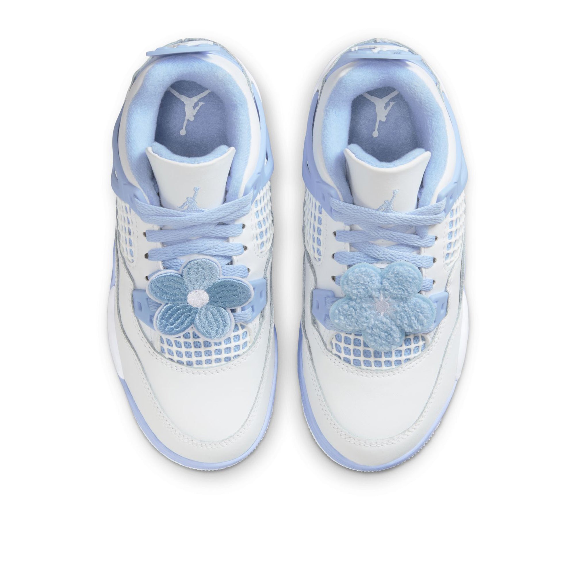 Jordan 4 Retro (PS) White/Aluminum - Men's Basketball Shoes for Streetwear & Sneaker Collection | Perfect for Casual Wear, Sports & Sneakerhead Fashion