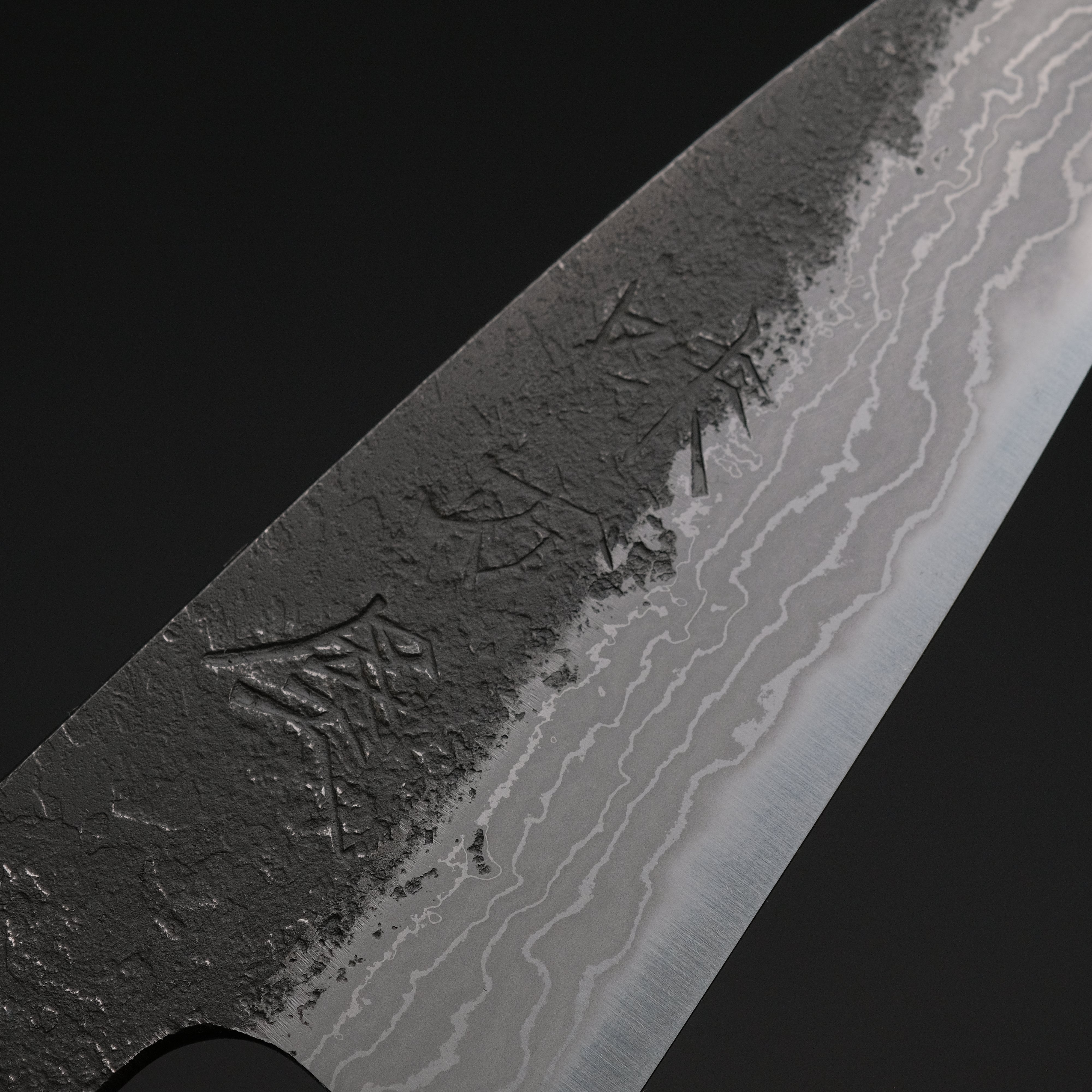 Premium Ajikataya White #2 Nashiji Damascus Petty Knife 85mm - Rosewood & Stabilized Wood Handle (#67) - Perfect for Slicing Fruits, Vegetables & Precision Kitchen Tasks