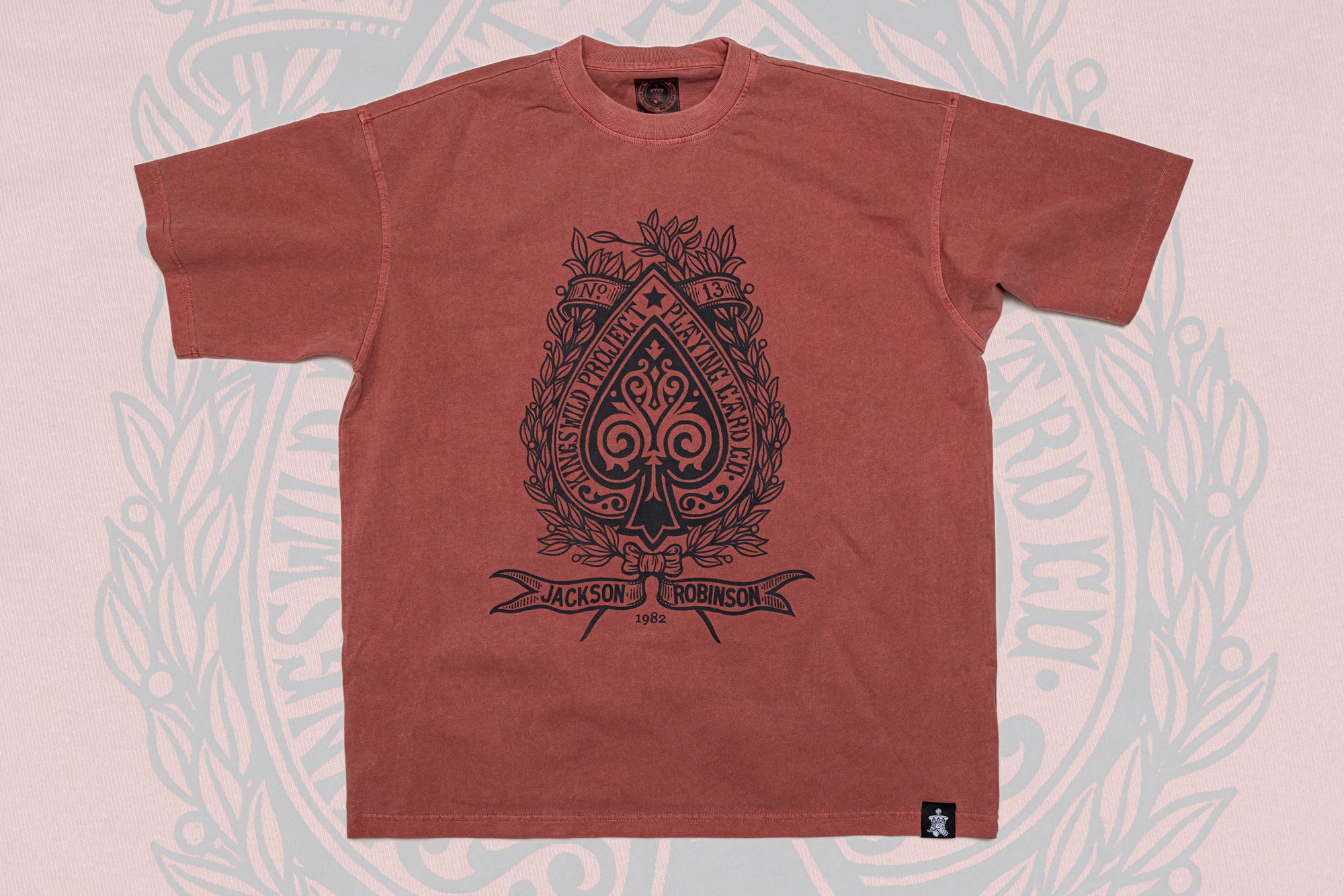 Red Ace Graphic T-Shirt for Men - Cool Casual Cotton Tee for Everyday Wear | Perfect for Streetwear, Gym, and Outings