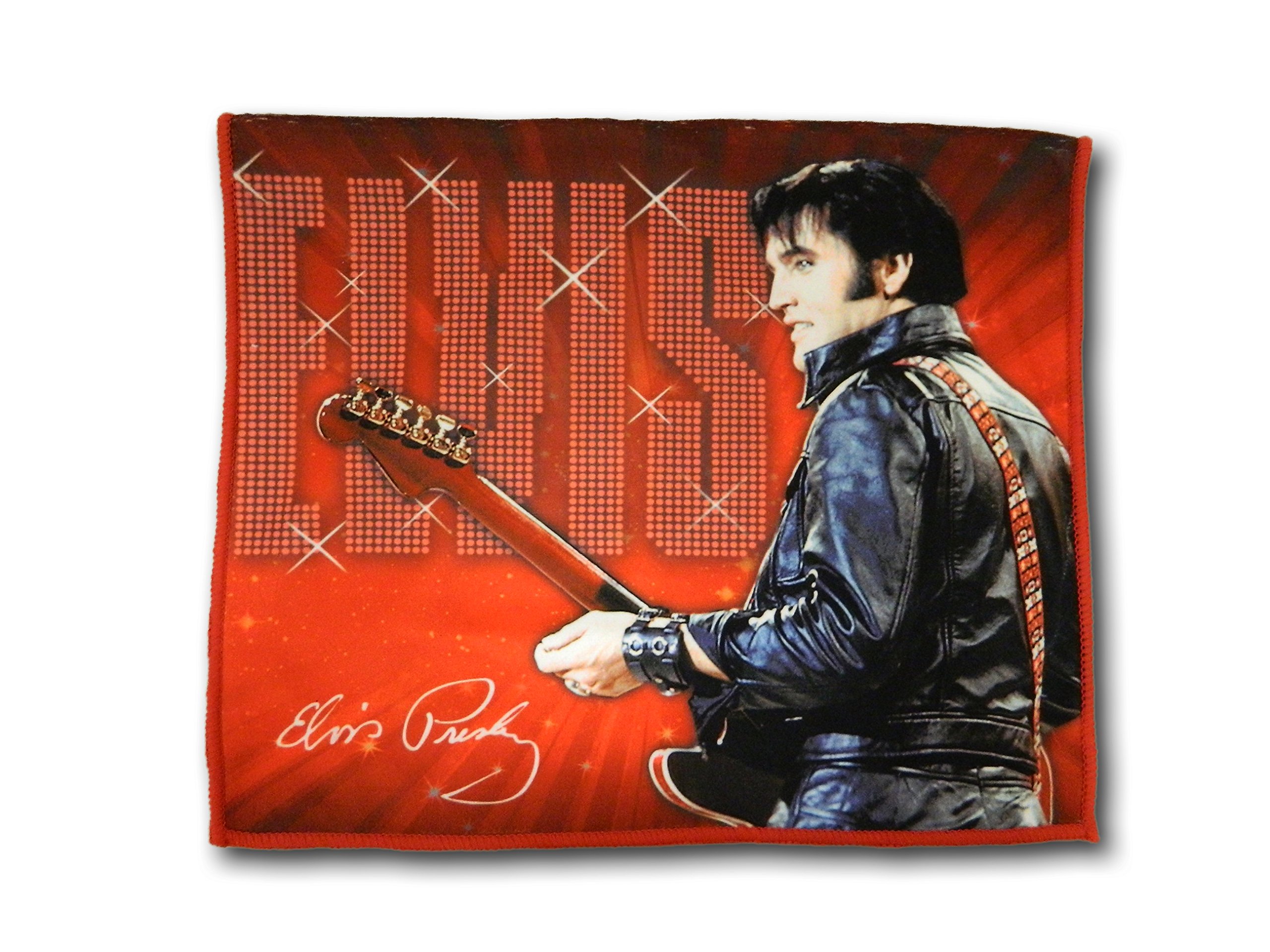 Elvis Presley 68' Comeback Special Printed Kitchen Towel - Absorbent Cotton Dish Towel for Drying Dishes, Cleaning & Decor - Vintage Music Lover Gift for Fans & Collectors