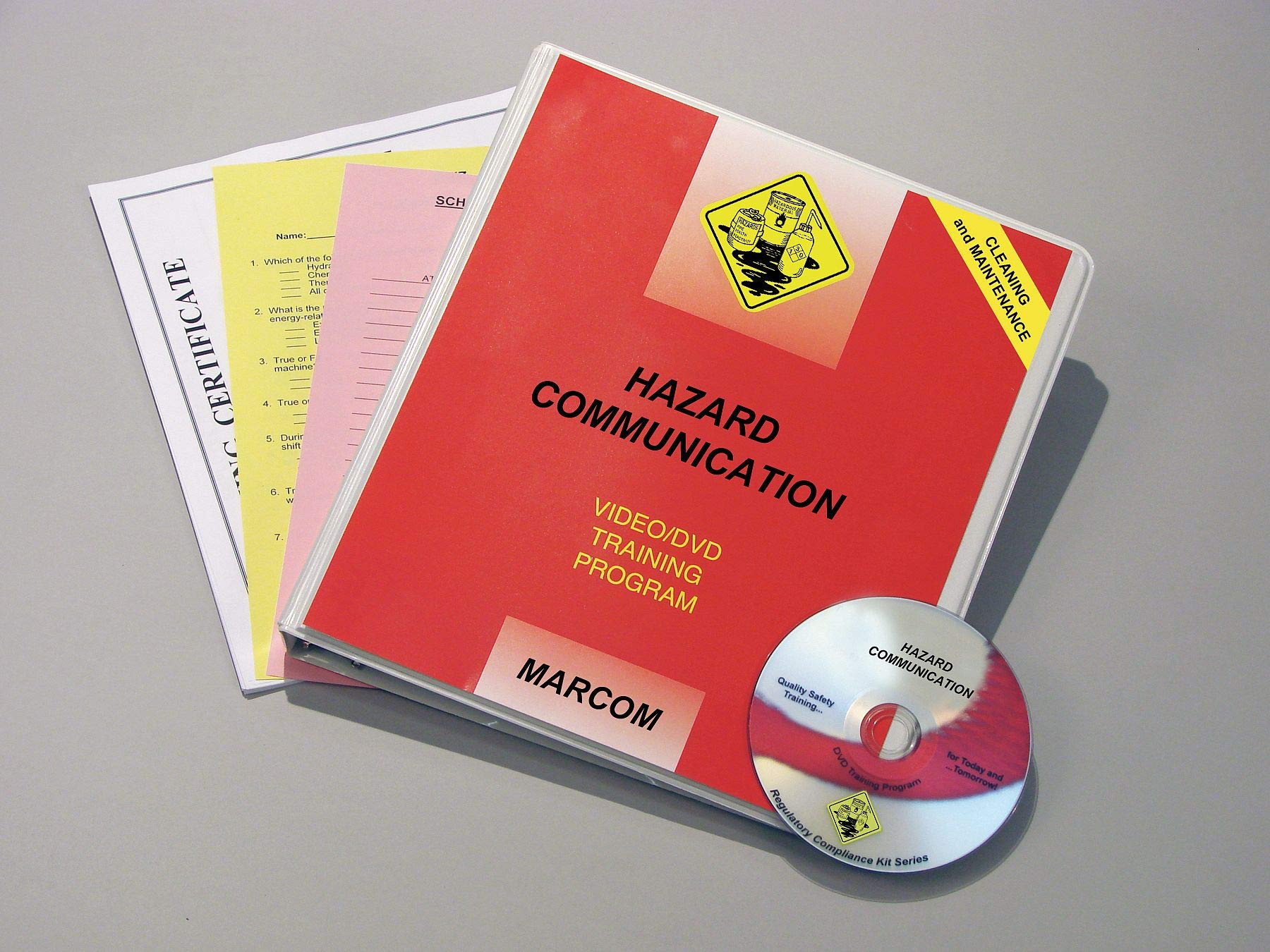 Hazcom Clean & Maintenance Training DVD in Spanish - OSHA Compliance & Workplace Safety Guide for Employees