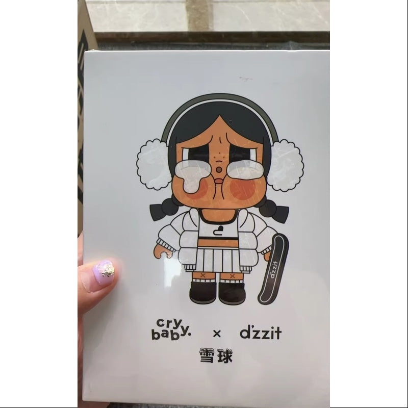 Crybaby x Dzzit Snowball Art Toy Figurine - Limited Edition 2022 Collectible - Perfect for Home Decor, Gift Giving & Anime Collections