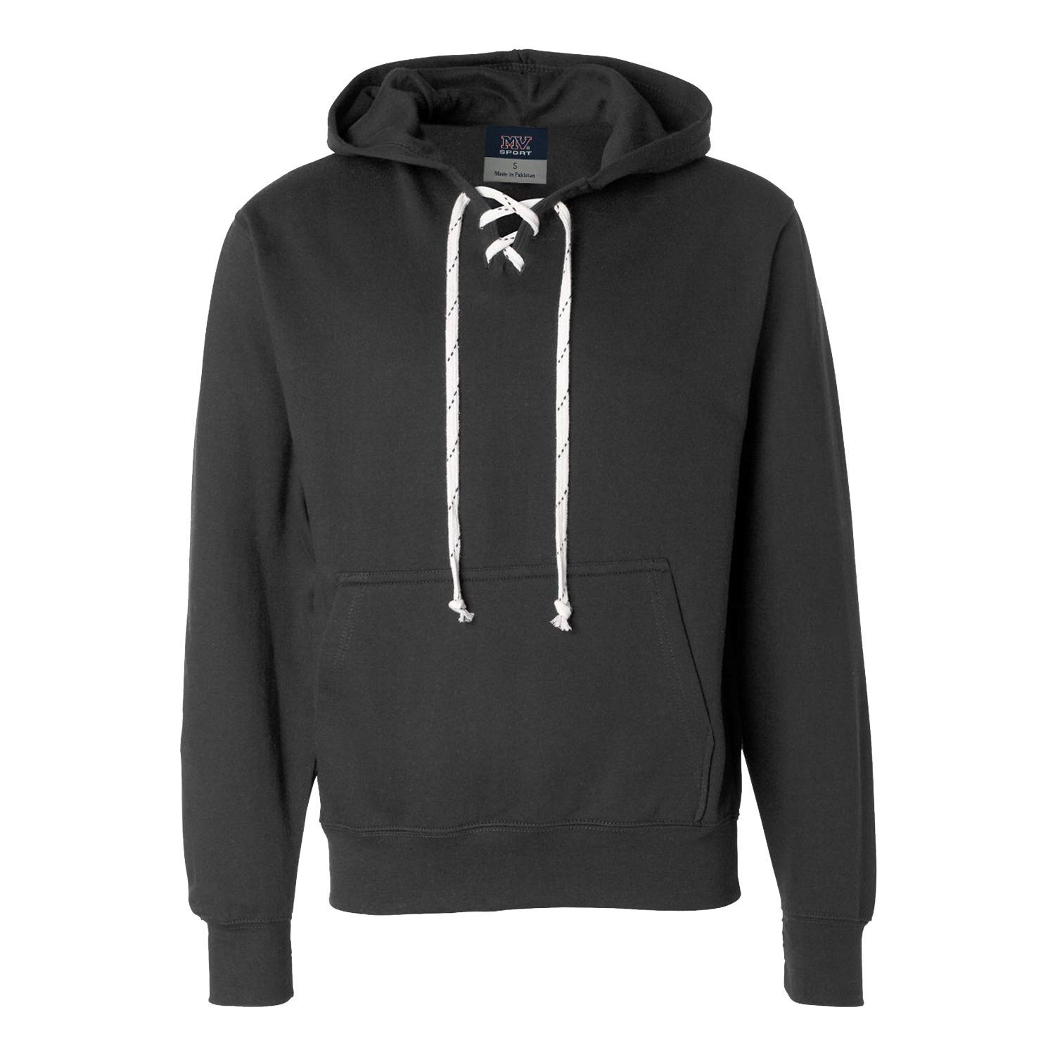 Men's Hockey Hoodie with Lace-Up Front - Warm Pullover Sweatshirt for Hockey Players & Fans - Perfect for Games, Practice & Casual Wear