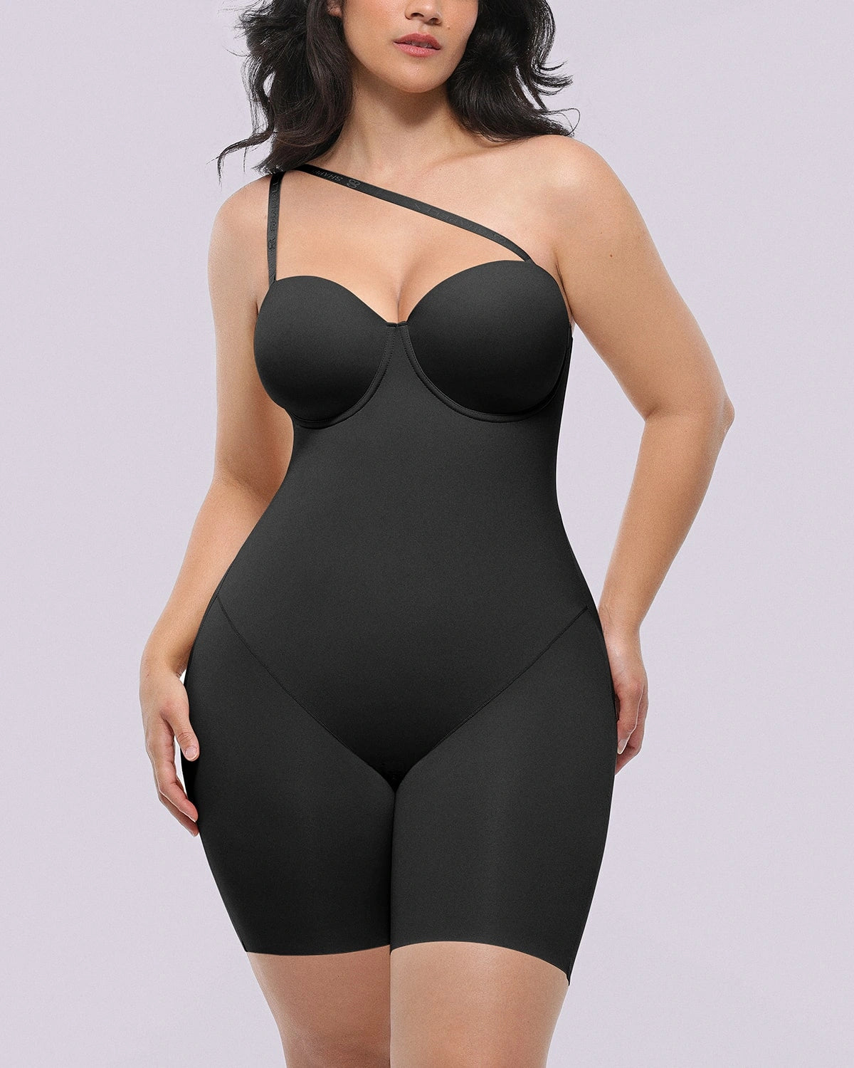 Bare Essentials™ AirSlim® Strapless Mid Thigh Bodysuit - Seamless Shapewear for Women - Perfect for Dresses, Weddings & Special Occasions