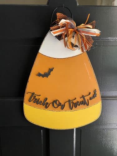 Unfinished Wood Candy Corn Shape - DIY Halloween Craft for Kids & Adults - 12