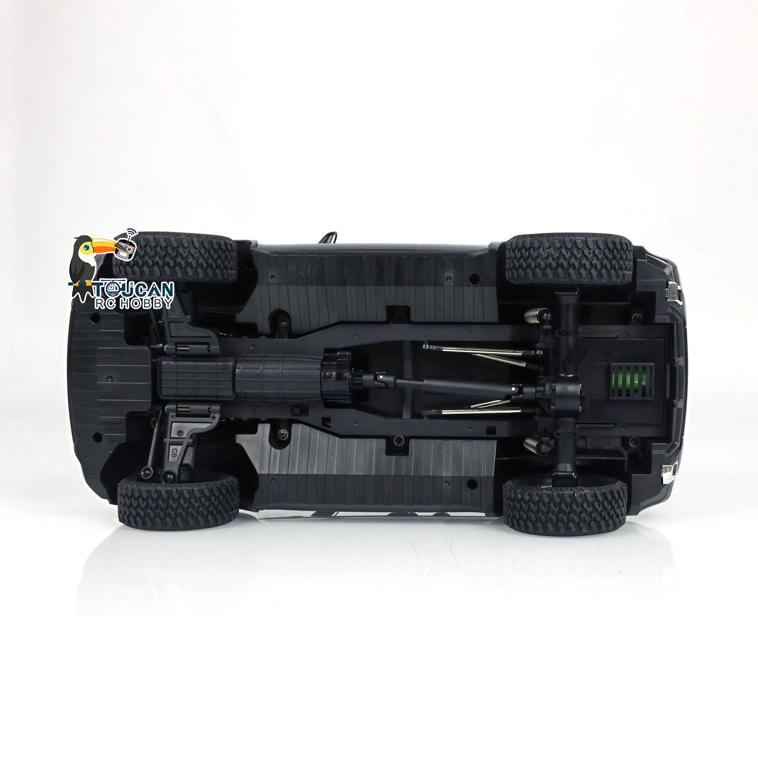 1/14 Scale 4x4 RC Crawler Car - 4WD Wireless Remote Control Off-Road Vehicle - LDRC LD1299 Rock Crawler with LED Lights - Perfect for Outdoor Adventures & Gift Giving