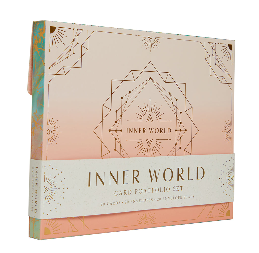 Inner World Card Portfolio Set - 20 Unique Greeting Cards for Birthdays, Holidays & Special Occasions | Perfect for Gifting & Collecting