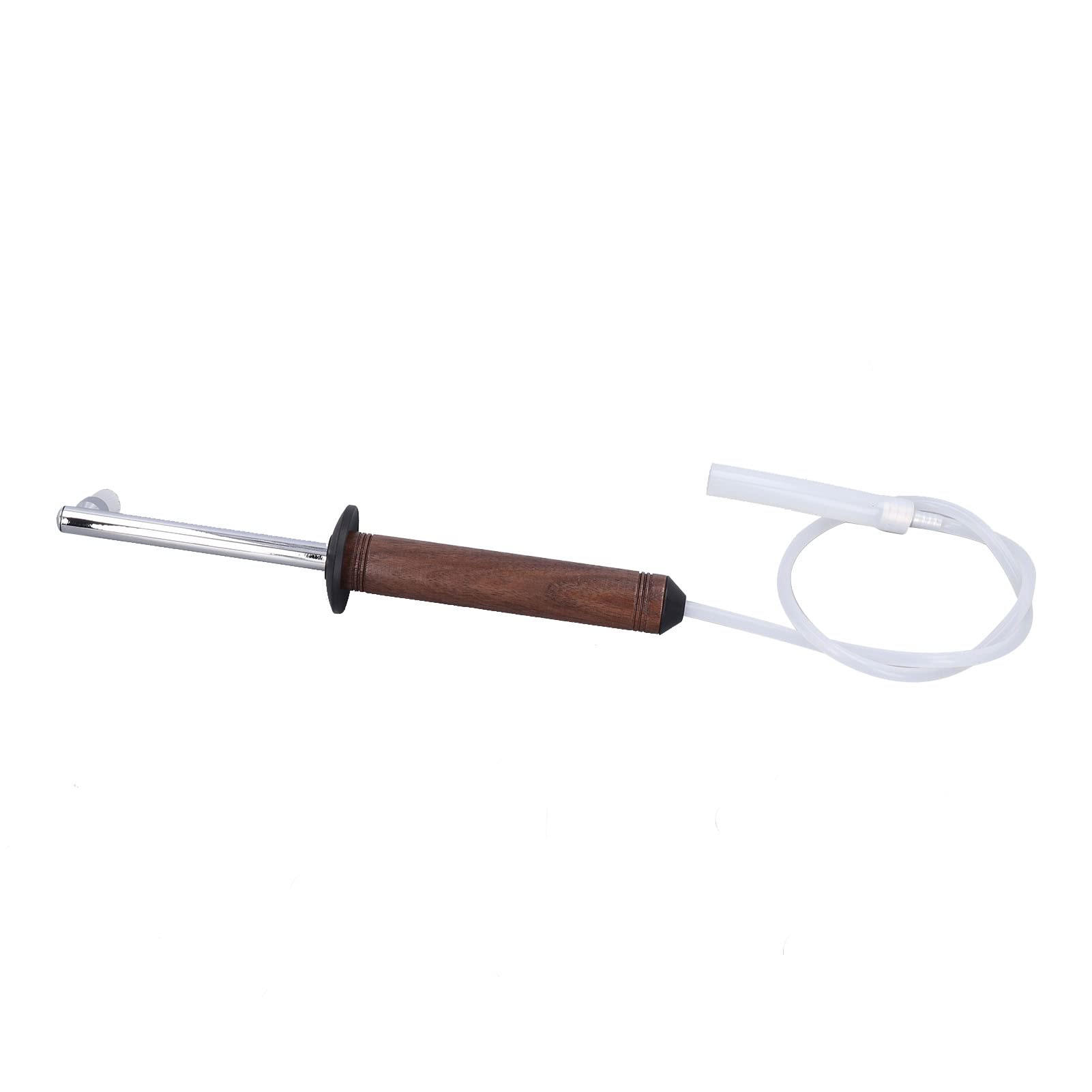 **Stainless Steel Coffee Machine Brush with Detachable Head - Heat-Resistant Wood Handle for Espresso, Keurig & Drip Coffee Makers - Perfect for Home Barista & Commercial Coffee Shop Cleaning**