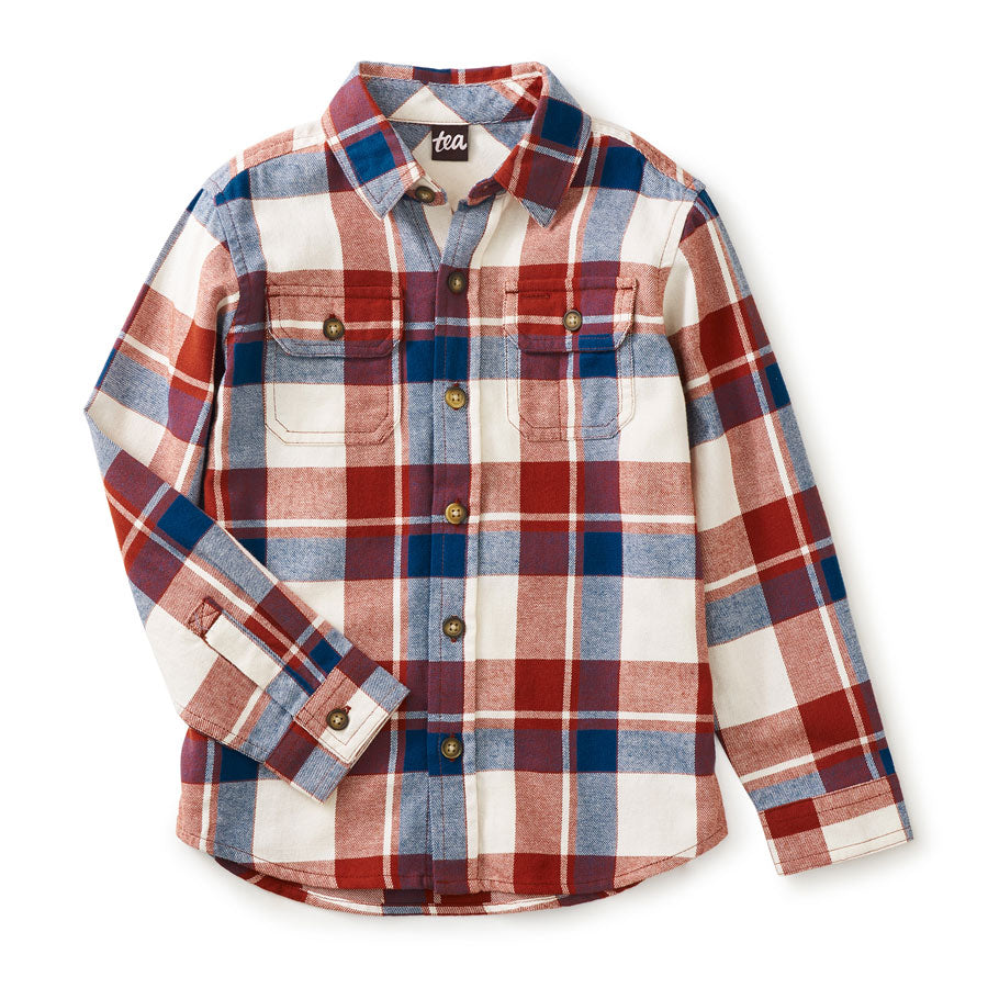 Stylish Flannel Button-Up Shirt for Men & Women | Tokyo Plaid Pattern | Cozy & Warm | Perfect for Fall & Winter Outdoors, Camping, and Casual Wear | FINAL SALE