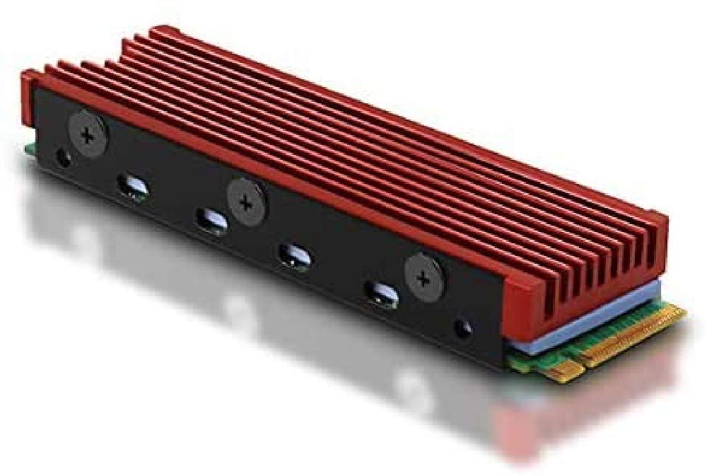 CLR-M2 M.2 SSD铝制被动散热器 - 兼容2280尺寸硬盘，高效散热，适用于游戏主机、笔记本电脑和台式机升级