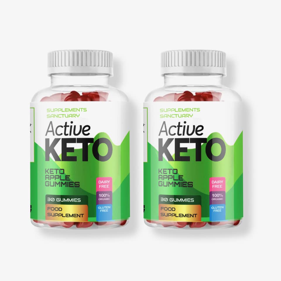 Active Keto Gummies - Apple Flavor with ACV (60 Count) | Low Carb Ketogenic Diet Snacks for Weight Loss & Energy Boost | Perfect for On-the-Go & Workout Recovery