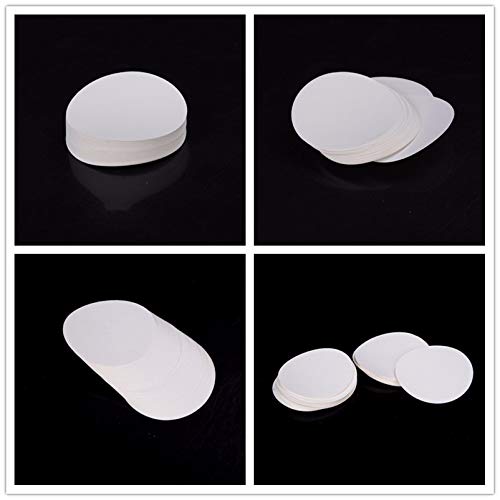 100PCS Bulk Laboratory Filter Paper - 9cm Circular Qualitative Medium Speed Funnel Filter Paper for Chemistry Experiments & Lab Analysis
