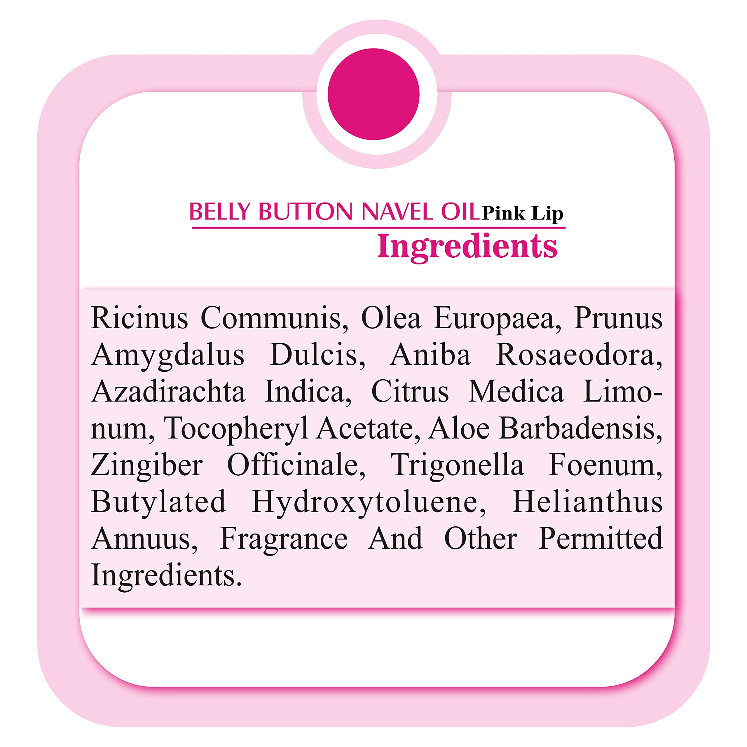 Zenvista Natural Belly Button Navel Oil for Pink Lips & Soft Skin - Almond, Sunflower, Rosewood, Olive & Vitamin E (15ml) | Lip Care & Beauty Treatment for Chapped Lips, Dry Skin & Natural Lip Tint | Perfect for Daily Beauty Routine & Ayurvedic Self-Care