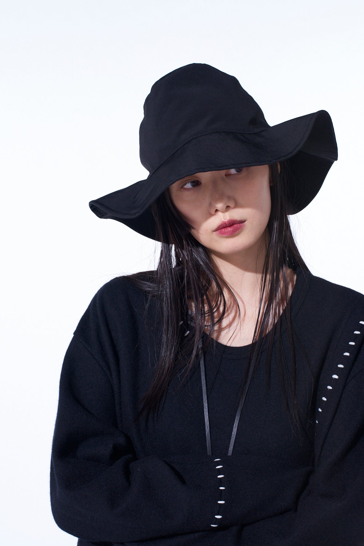 Stylish Crepe de Chine Wide Brim Sun Hat for Women - Perfect for Beach, Garden & Summer Outdoor Activities