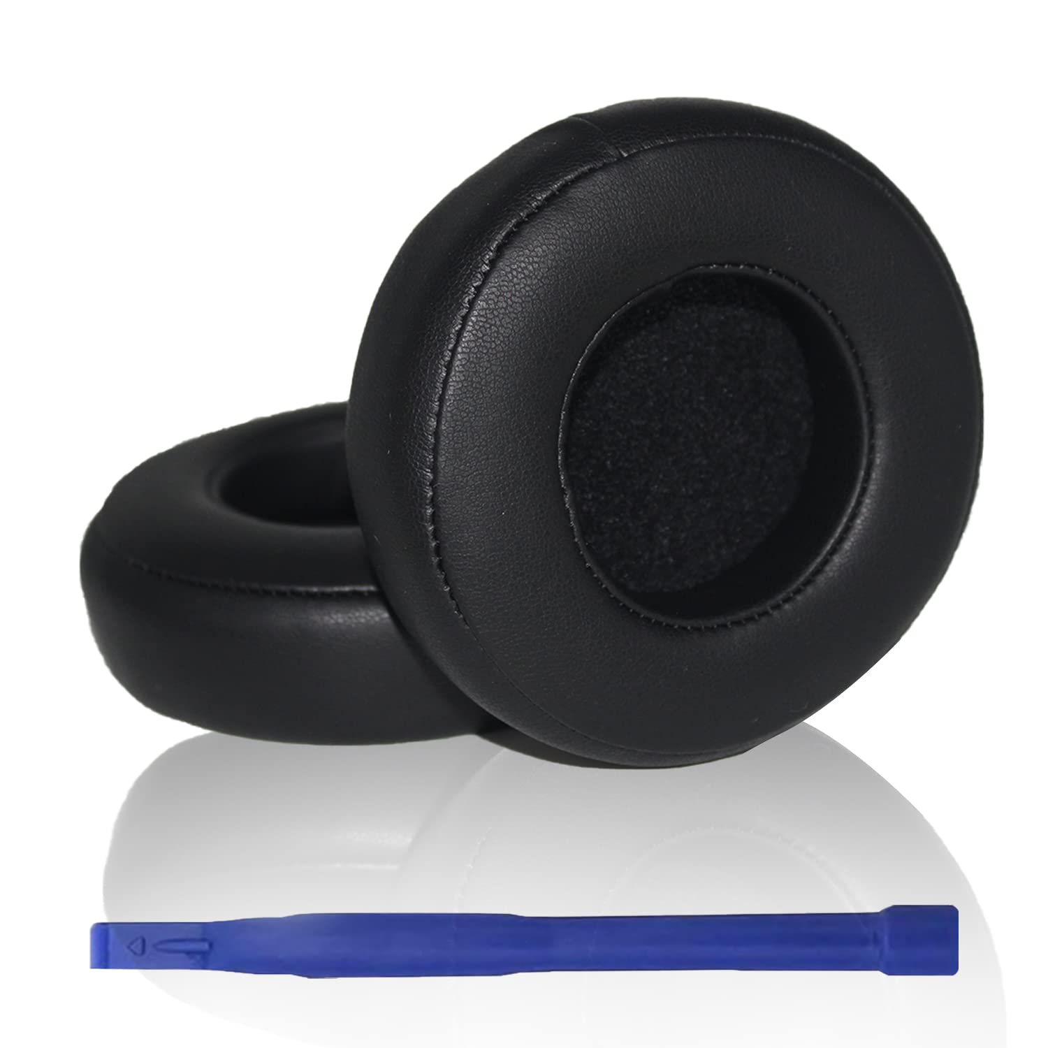 Adhiper Replacement Ear Pads for Mixr Headphones - Premium Protein PU Leather Ear Cushions - Compatible with Mixr On-Ear Headphones (Black) - Perfect for Music, Gaming & Travel Comfort