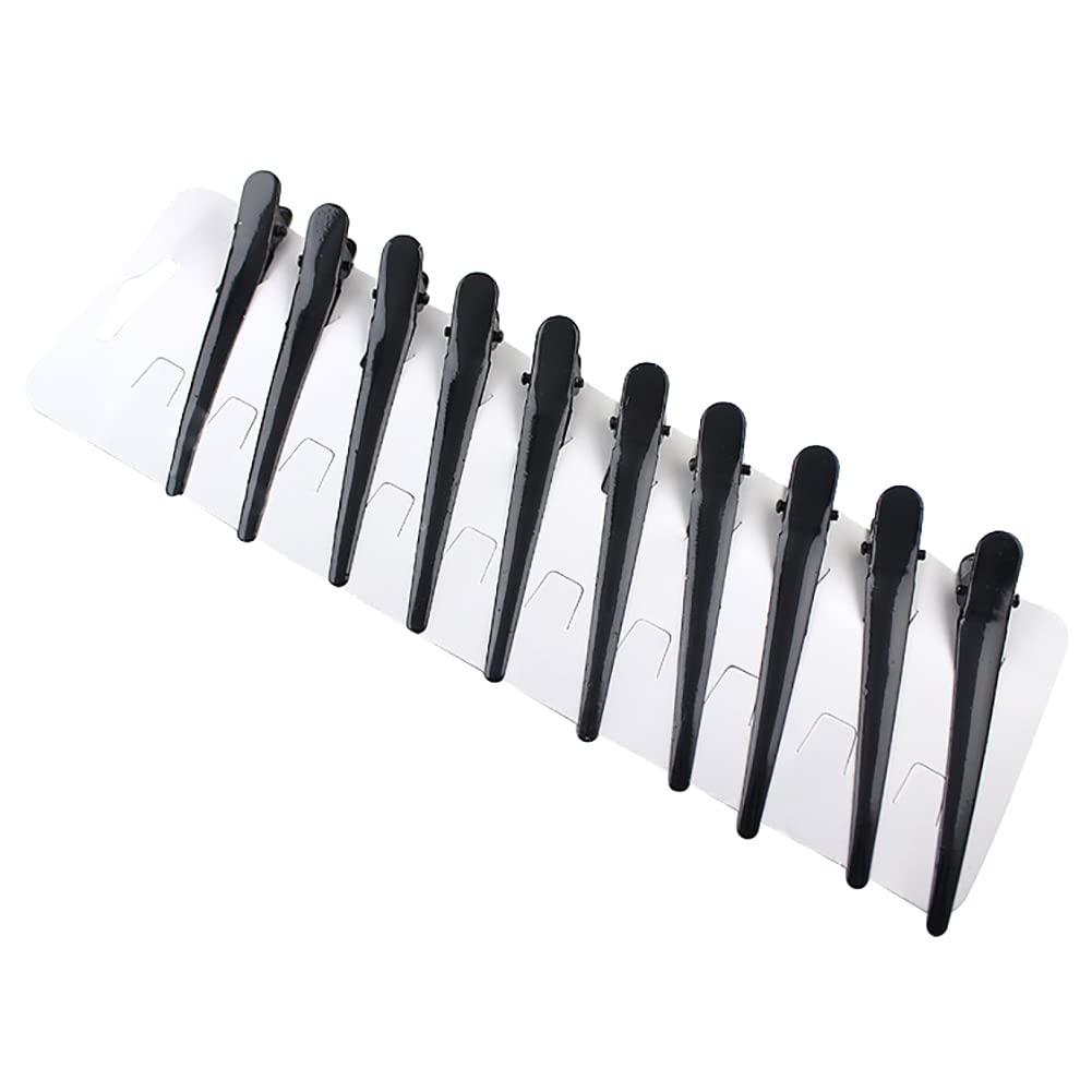 HugeDE 50 Pcs Alligator Hair Clips - Professional Alloy Metal Duck Bill Hair Sectioning Clips for Hair Styling, Coloring & Salon Use - Perfect for Hairdressing, DIY Styling & Beauty Treatments