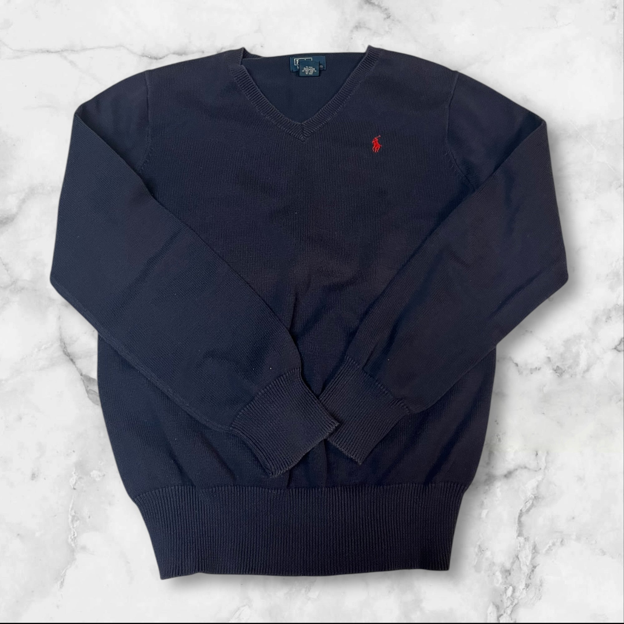 Vintage Ralph Lauren Polo Pullover Sweater for Kids - Size XL (Fits Like S) - 826 - Perfect for School, Playdates & Casual Outings