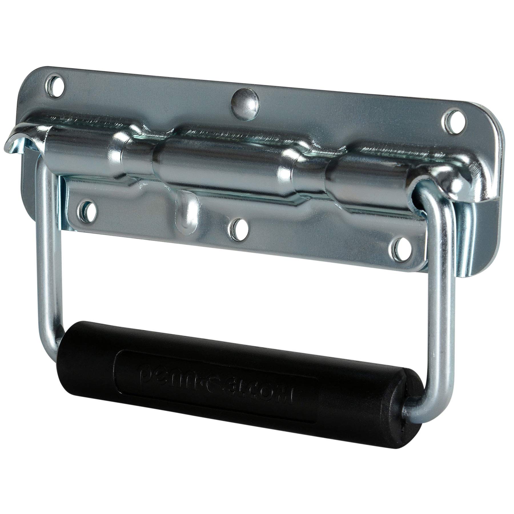 Penn-Elcom H1053Z Zinc Surface Mount Cabinet Handle - Heavy Duty Drawer Pull for Rack, Studio Equipment & Industrial Applications