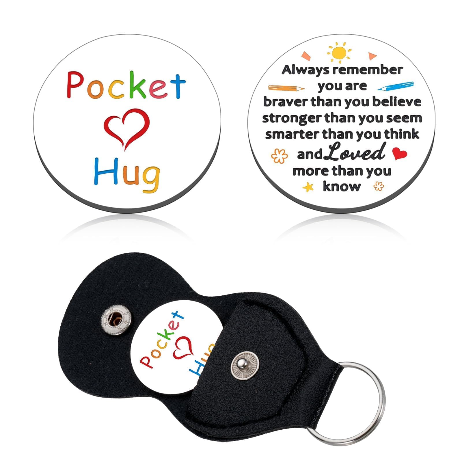 Best Stocking Stuffers for Teen Girls 16-18 | Unique Gifts for College Students | Pocket Hug Token & School Supplies | Christmas & Birthday Presents for Daughters | Perfect for Holidays, Graduation & Encouragement Gifts