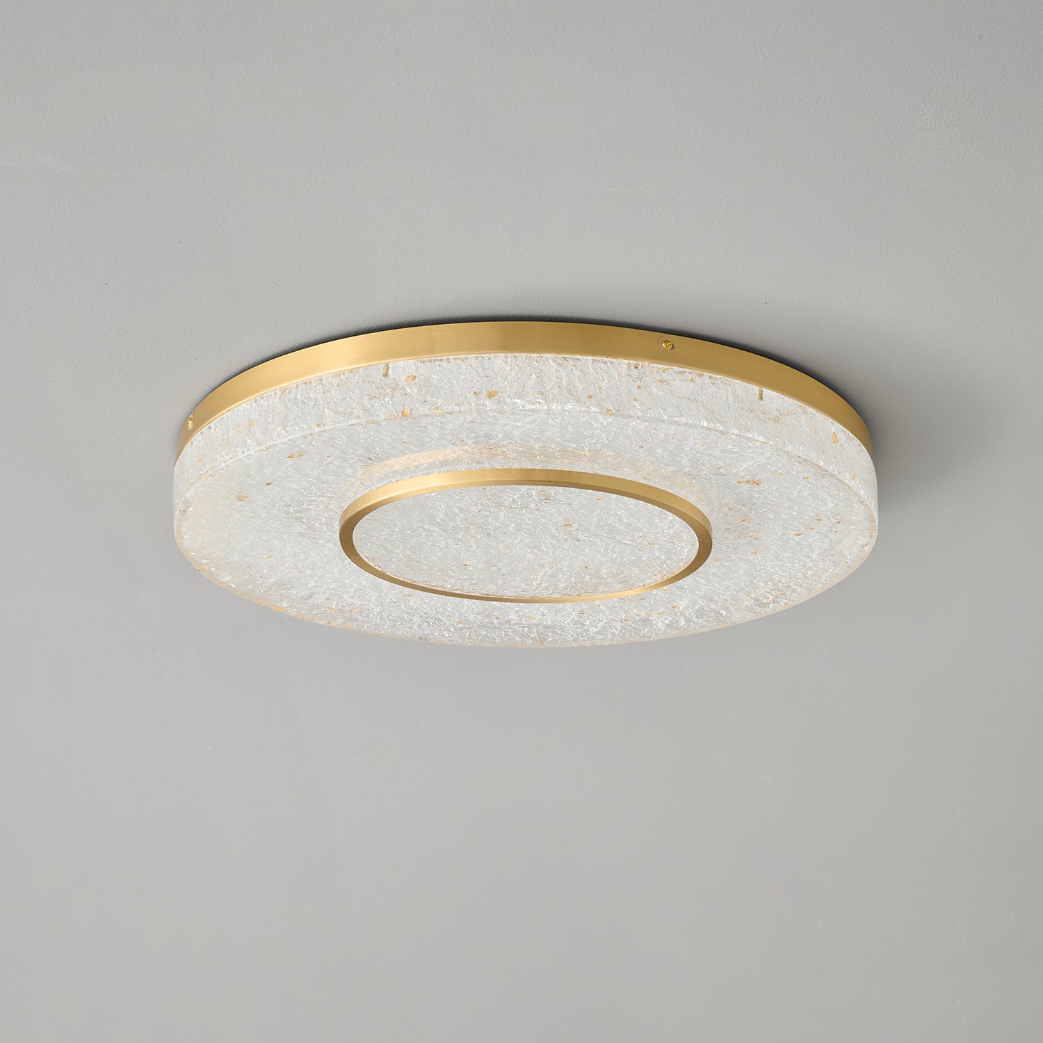 Mysterious Circle Ceiling Light Fixture - Modern LED Chandelier for Living Room, Bedroom, and Dining Room Lighting Decor
