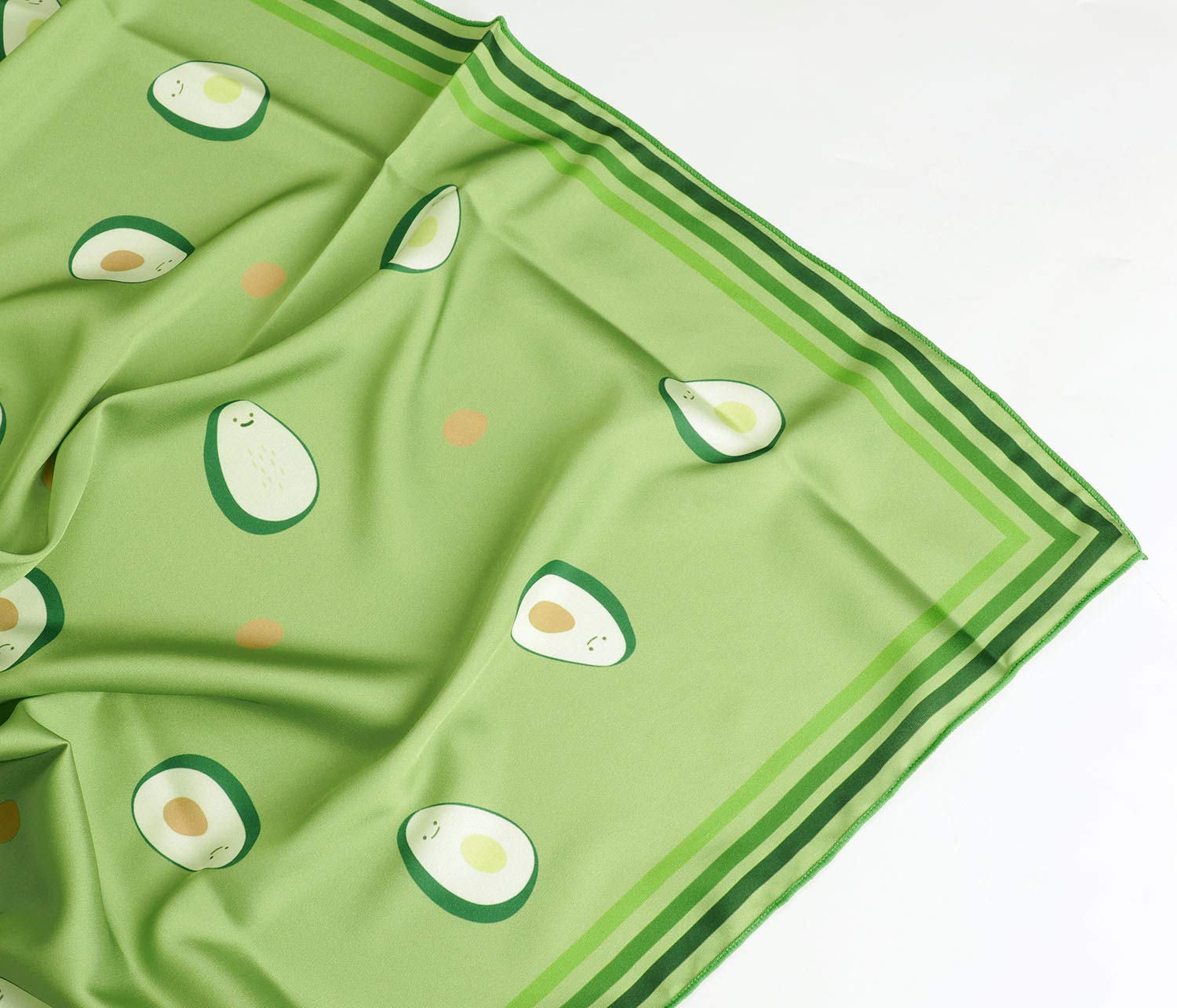 GERINLY Women's Cute Fruit Print Bandana Scarf - Summer Fashion Hair Accessory & Lovely Neckkerchief for Casual Outfits, Beach Days & Outdoor Activities