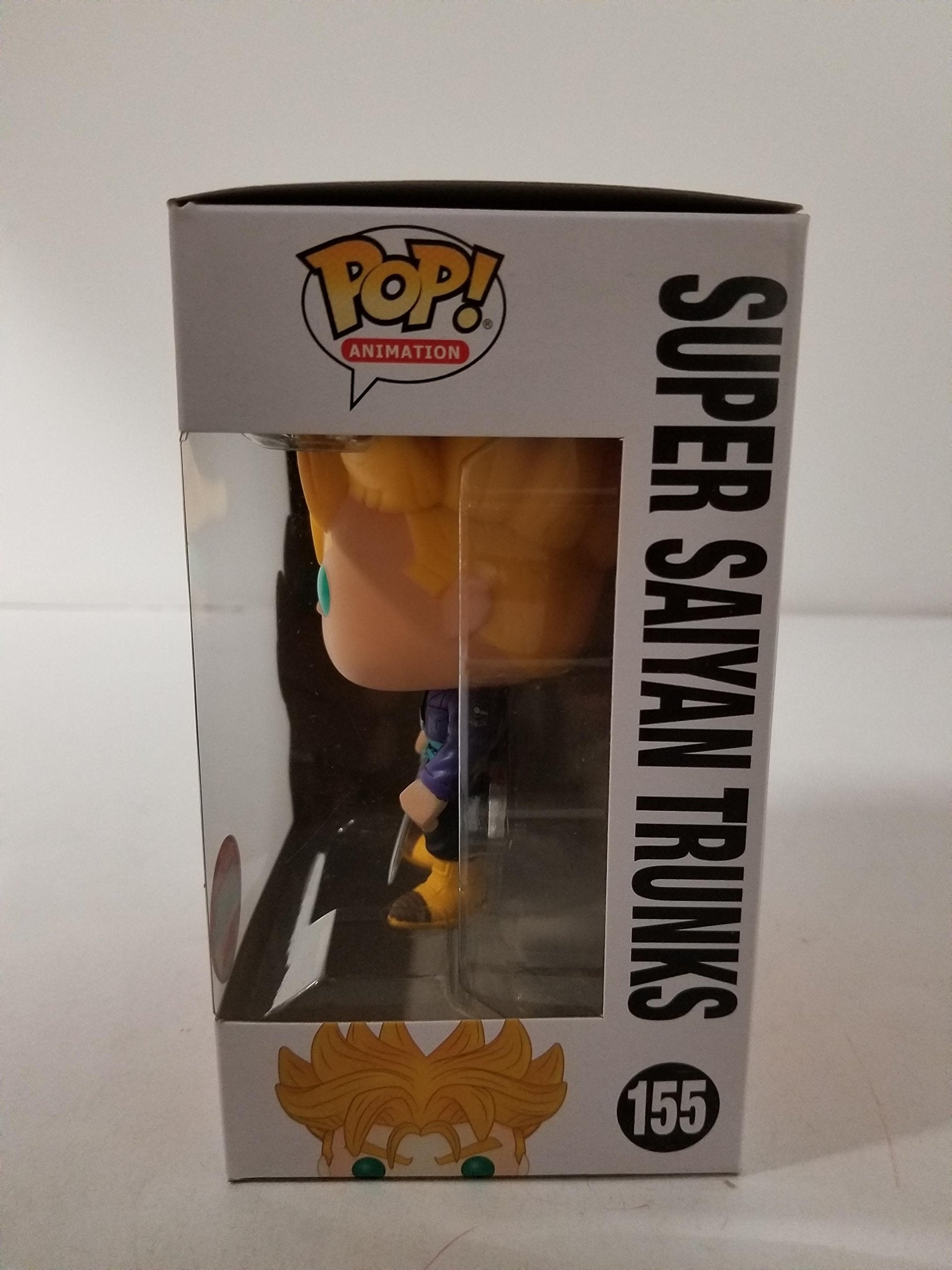Dragon Ball Z Super Saiyan Trunks #155 Pop Vinyl Figure Collectible - Perfect for Anime Fans, Gift for DBZ Lovers, and Home Office Decor