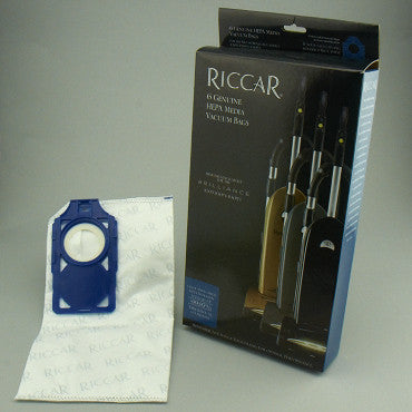 Riccar Type N HEPA Media Bags 6-Pack for Brilliance R30 Series Vacuum Cleaners - Premium Filtration for Allergies, Dust & Pet Hair - Perfect for Home Cleaning & Allergy Relief