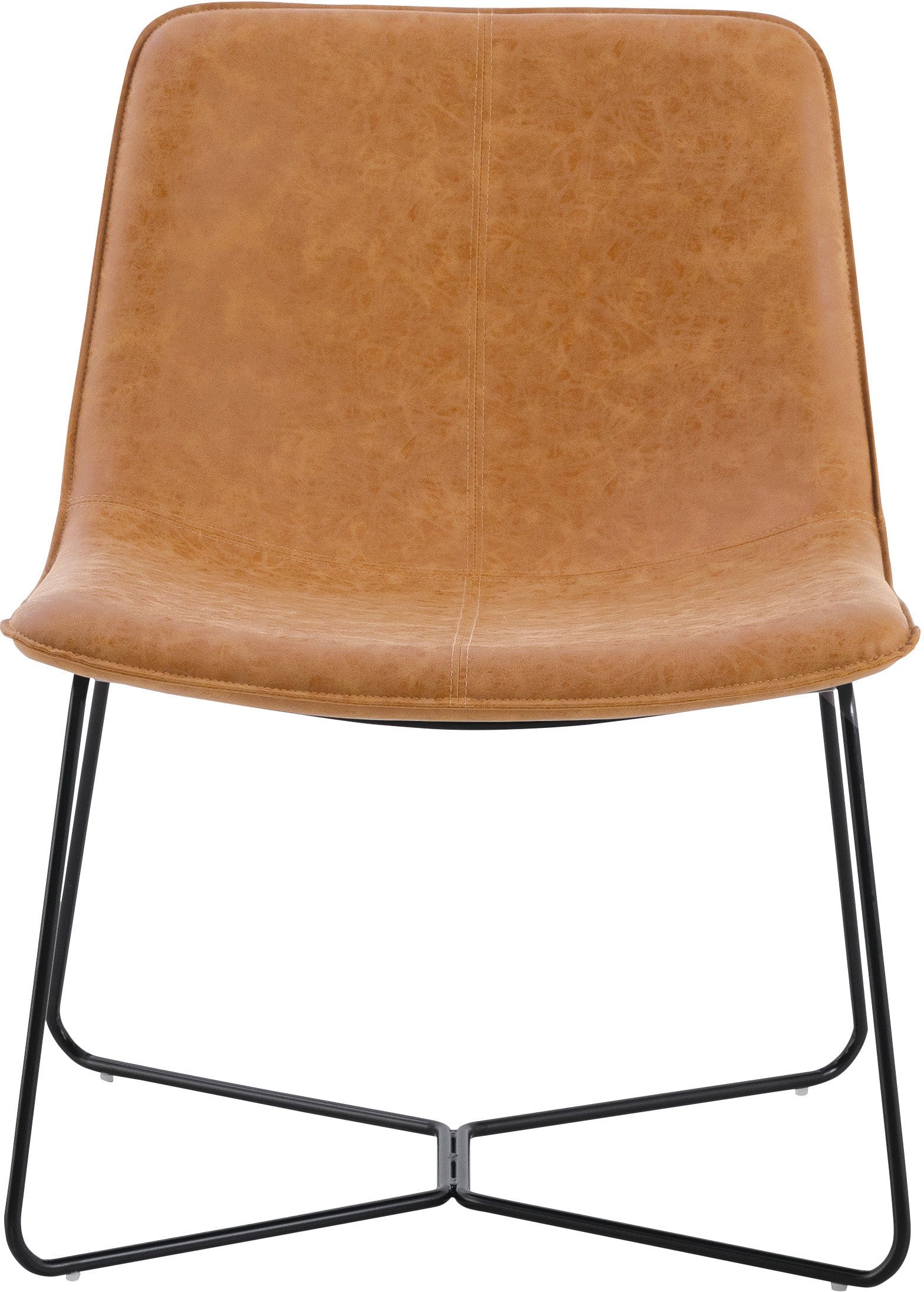Office Star Grayson Accent Chair - Modern Home Office Chair with Padded Seat & Metal Base - Perfect for Home Office, Living Room & Reading Nook
