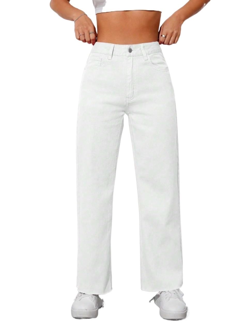 Women's Slim Fit Classic Relaxed Straight Leg Jeans - Comfortable & Stylish Denim Pants for Casual Wear, Work & Everyday Outfits